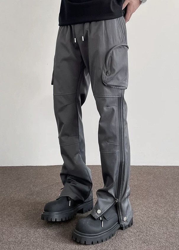 Outdoor utility tactical side zip pants