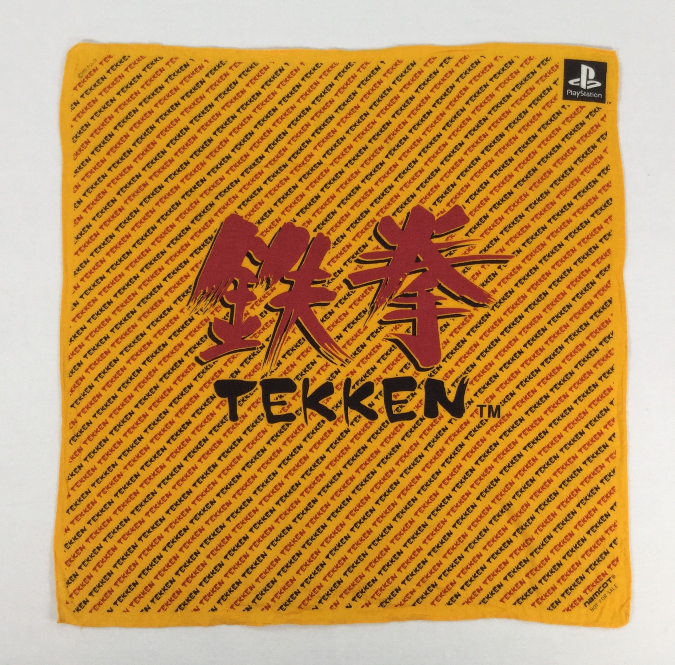 Playstation Vintage Tekken Playstation Games Bandana Handkerchief Size ONE SIZE - 1 Thumbnail