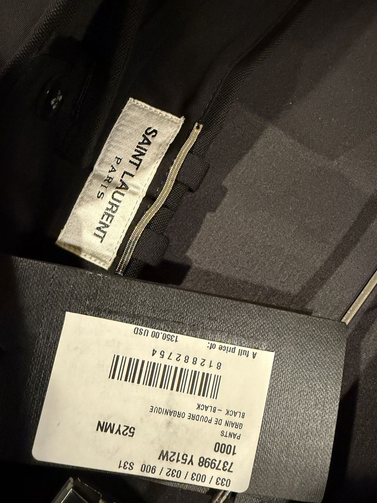 Saint Laurent Paris Saint laurent mens 2023 tuxedo dress pants. 52/36. $1950 Size US 36 / EU 52 - 10 Thumbnail