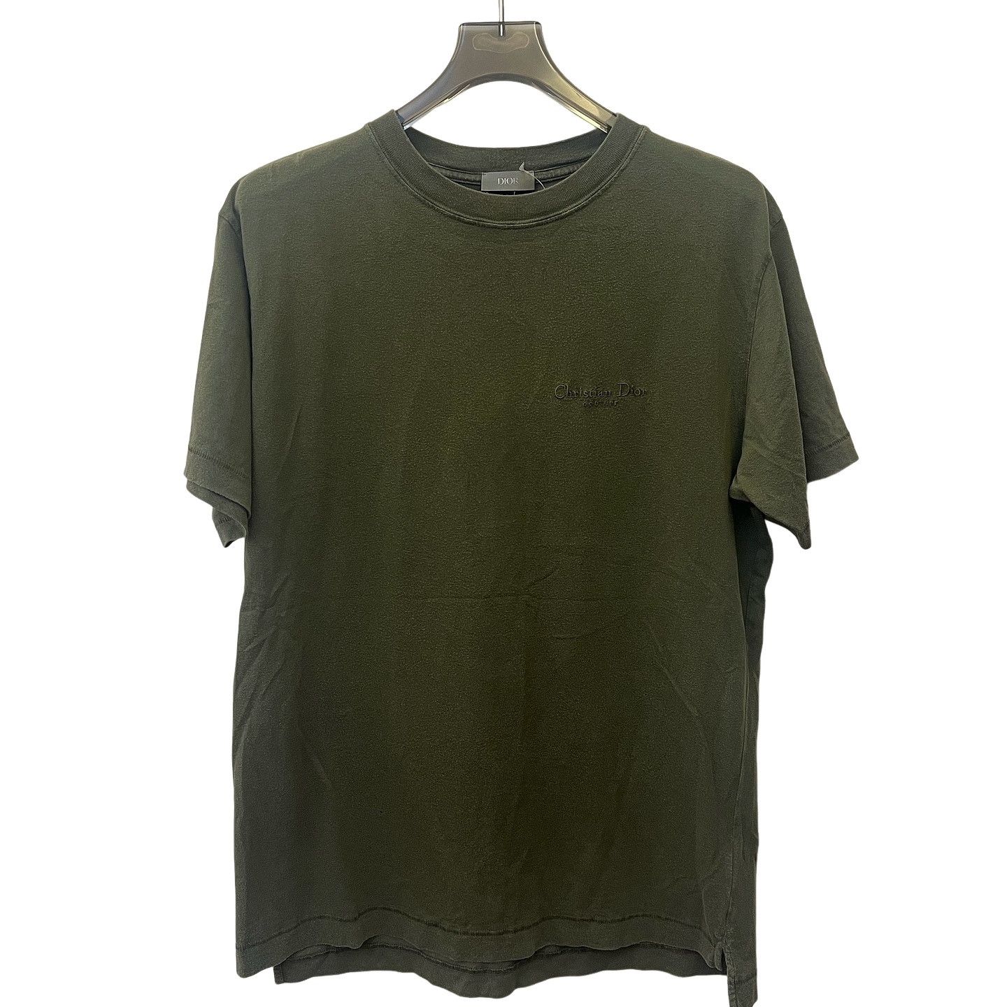 Dior × Kris Van Assche Dior Homme Let's Rock S/S 09 green T-shirt