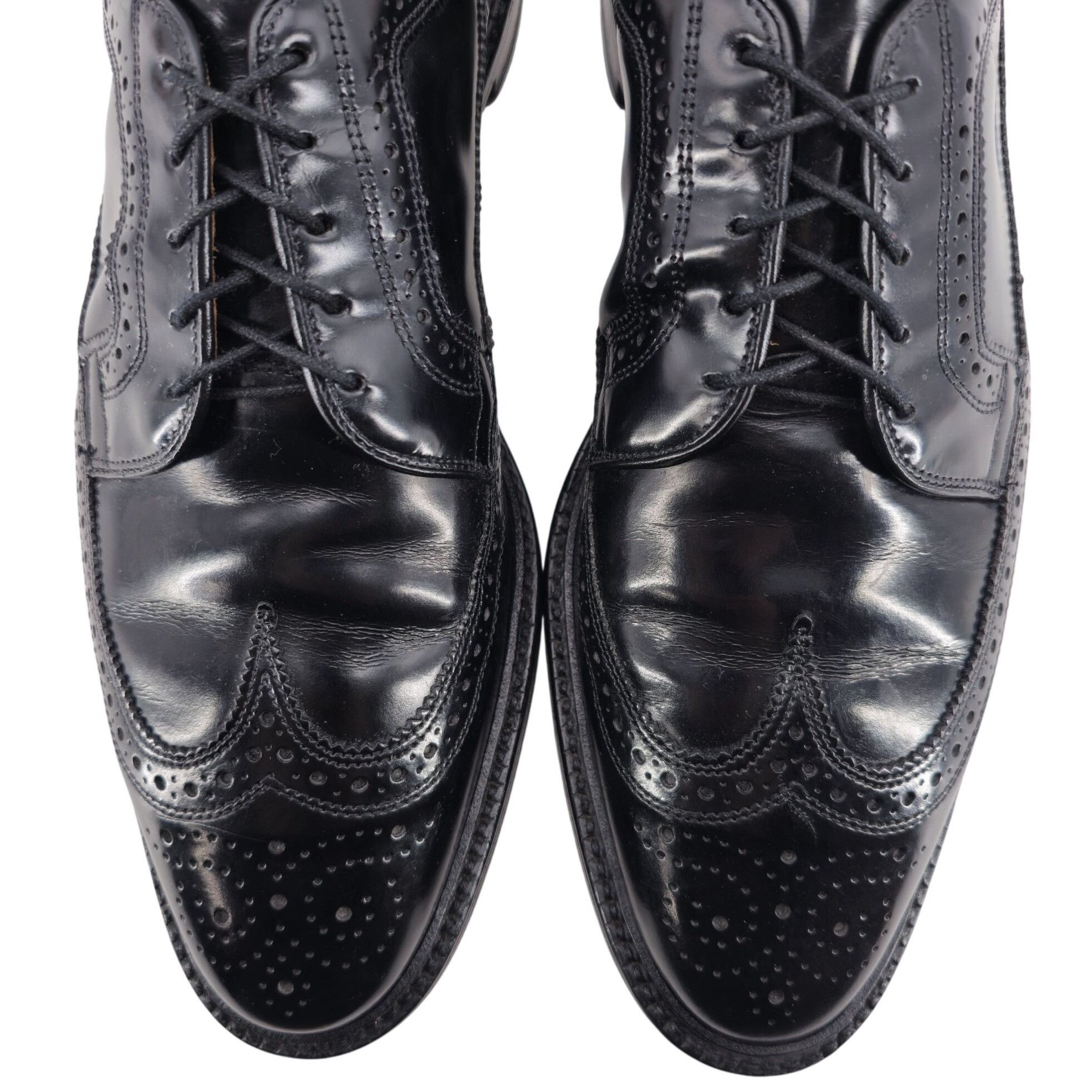 Allen Edmonds Allen Edmonds MacNeil Mens 11.5AAA Black Leather Dress Shoes Size US 11.5 / EU 44-45 - 11 Thumbnail