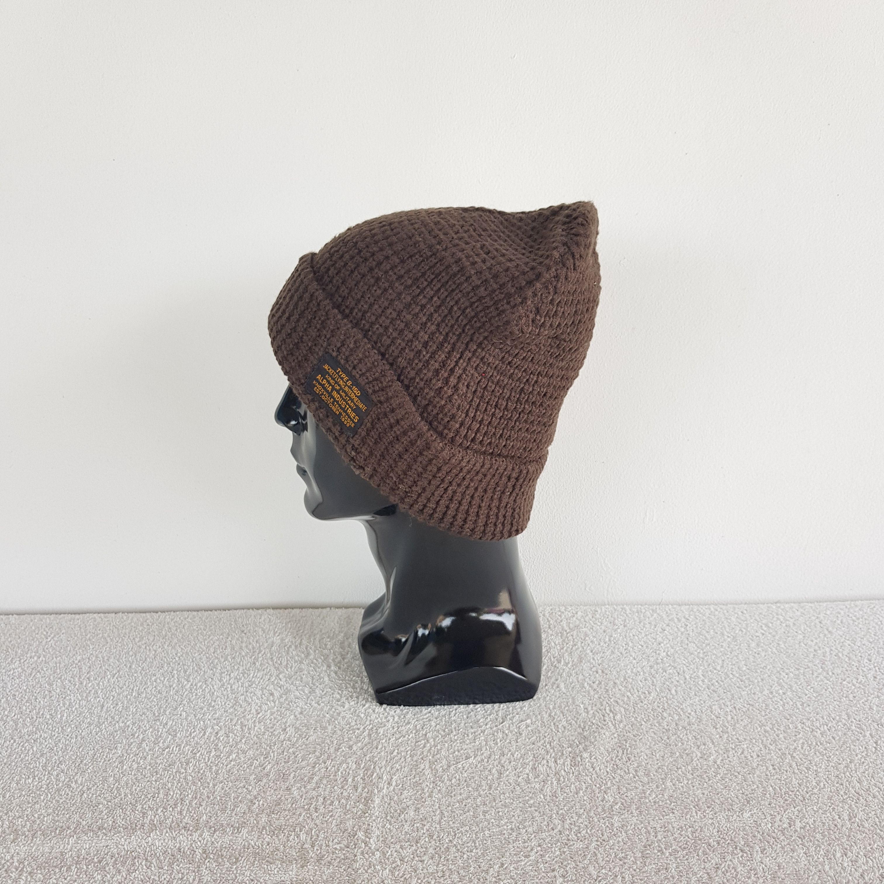 Alpha Industries Vintage Alpha Industries Beanie Snow Caps Hats Size ONE SIZE - 4 Thumbnail