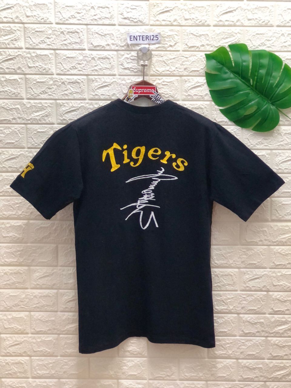 Vintage vintage MLB NPB Hanshin Tigers takeshi single stich Black Size US M / EU 48-50 / 2 - 1 Thumbnail