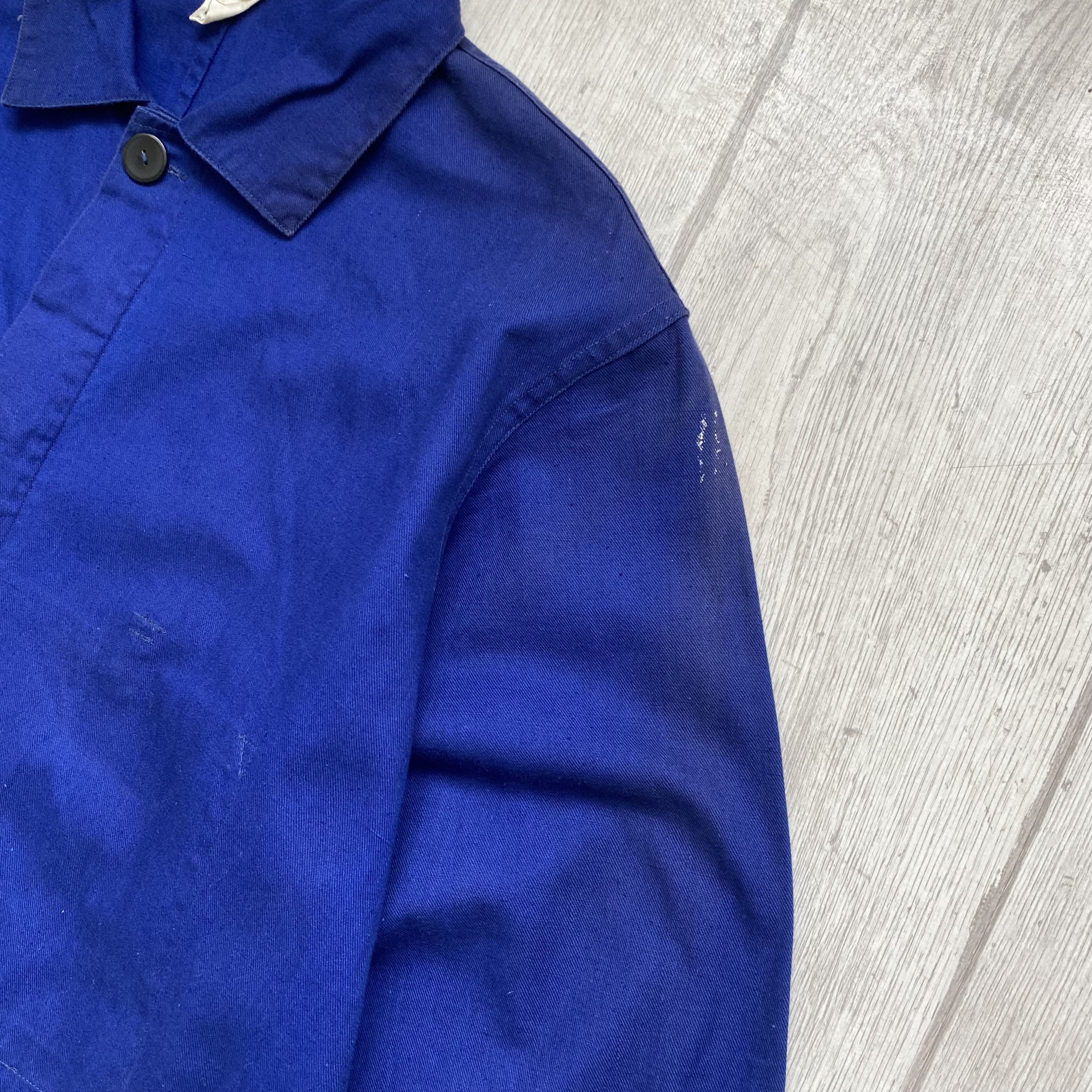Vetra ⚙️ Vintage Faded Sanfor Worker French Coverall Le Laboureur Size US 32 / EU 48 - 13 Thumbnail
