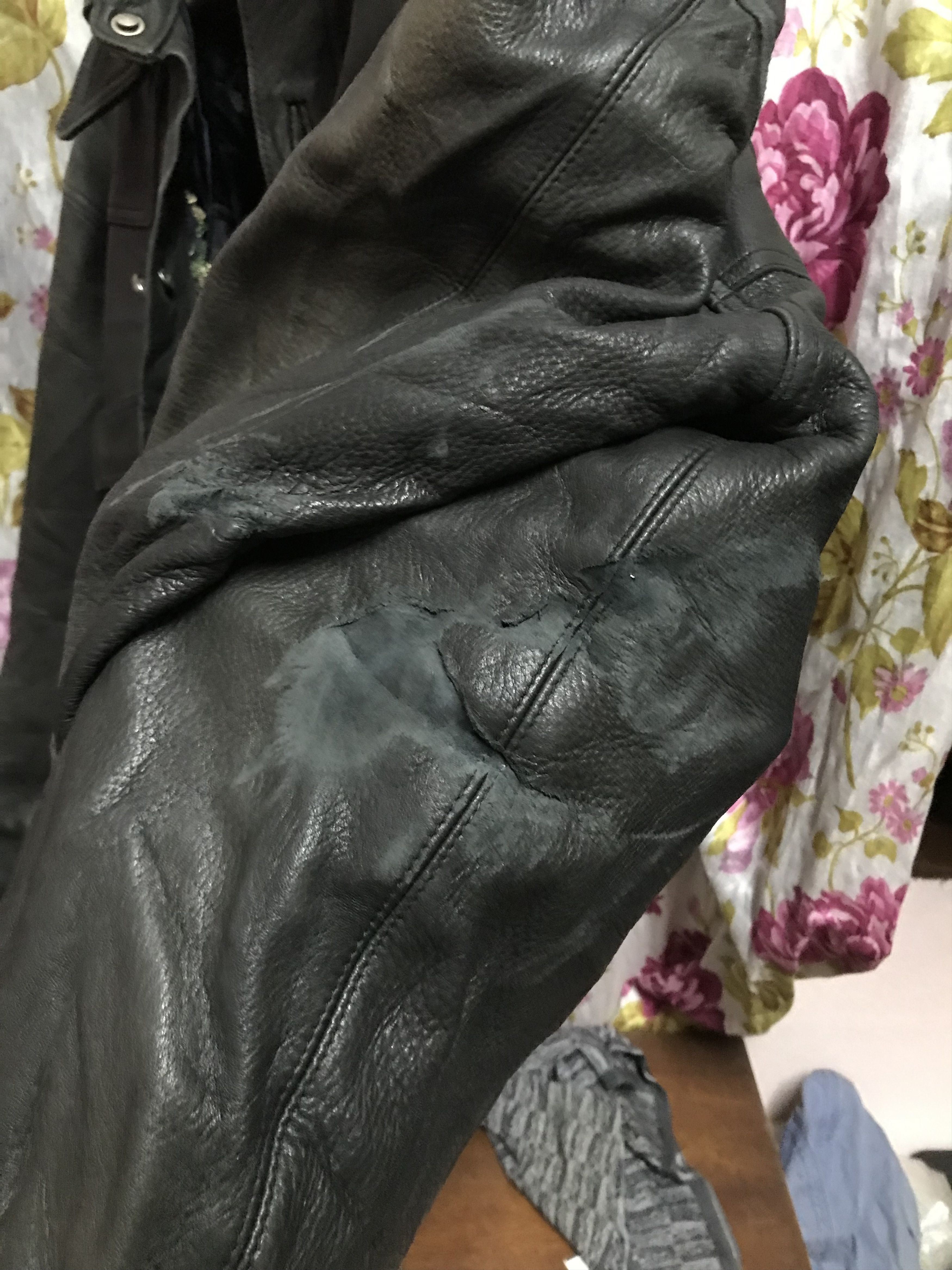 A&G Rock VINTAGE AMAL GUESSOUS TRUCKER LEATHER STERLING BLACK JACKET Size US S / EU 44-46 / 1 - 17 Thumbnail