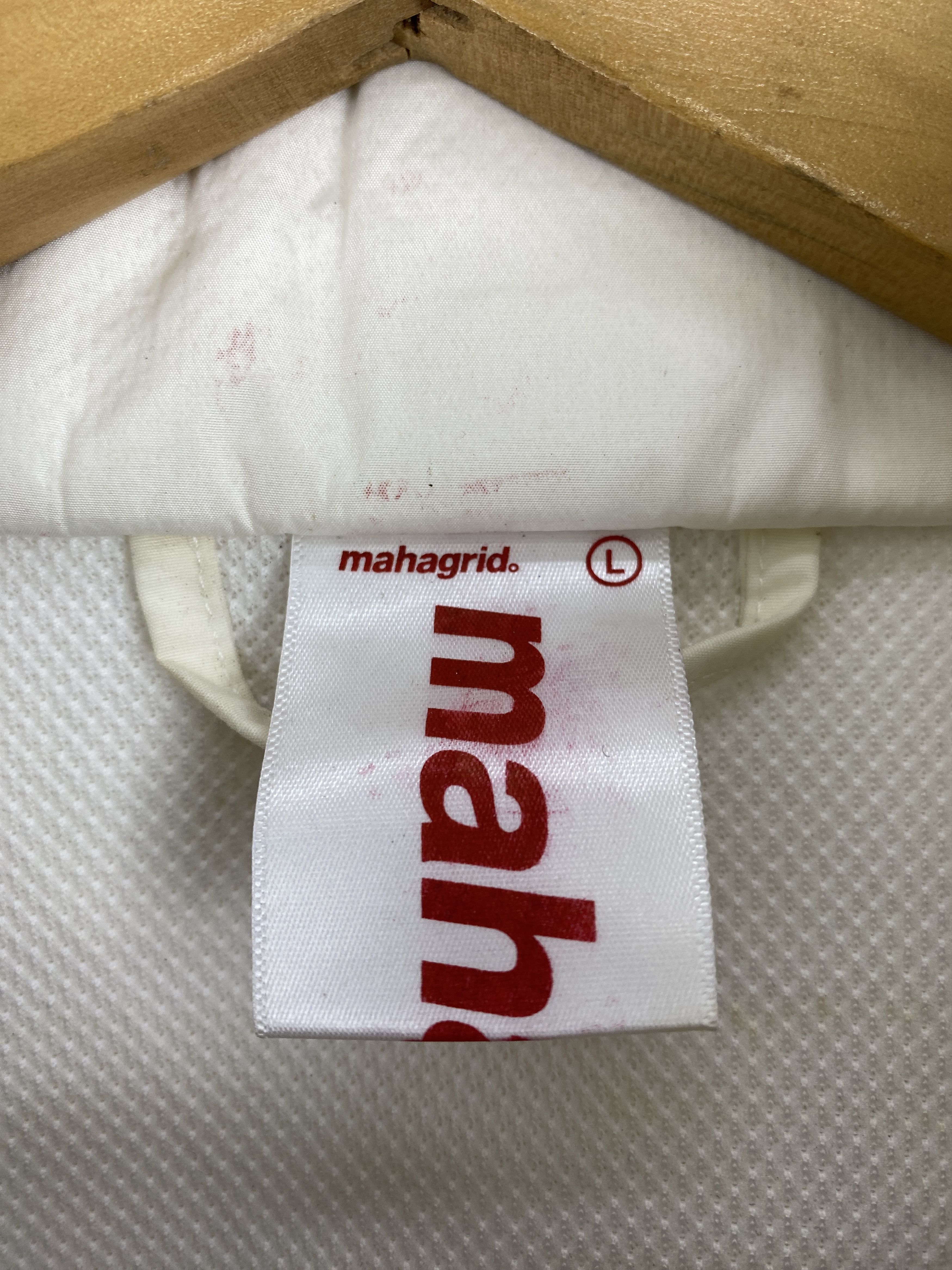 Japanese Brand Vintage Mahagrid Half Zipper Macan Heavy Jacket JA0139 Size US L / EU 52-54 / 3 - 7 Thumbnail