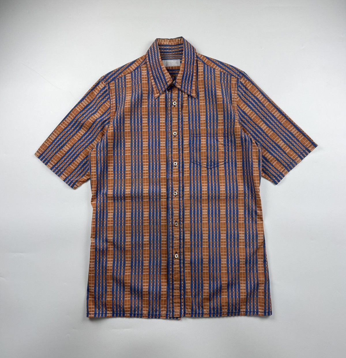 Prada Prada S/S’08 Sambalpuri Pattern Shirt Size US M / EU 48-50 / 2 - 2 Thumbnail