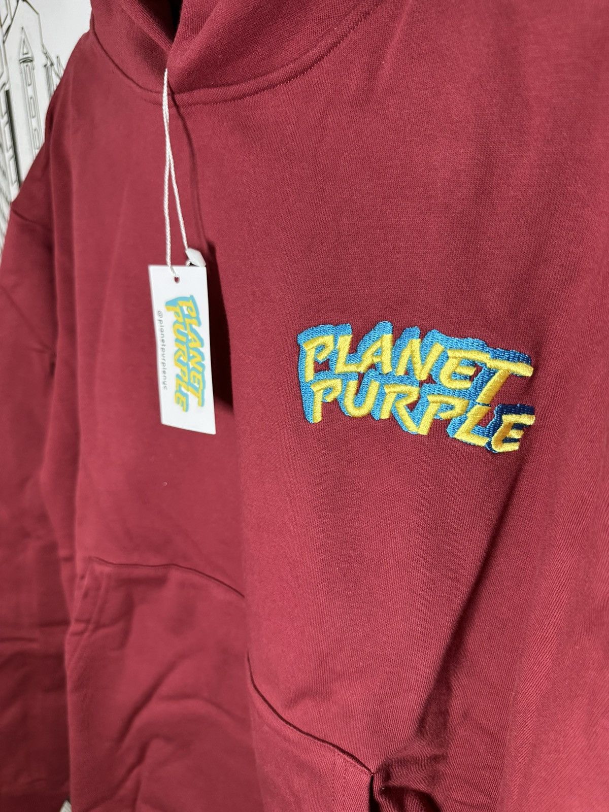 Other Planet Purple Varsity FYR Hoodie 2XL Red Size US XXL / EU 58 / 5 - 8 Thumbnail