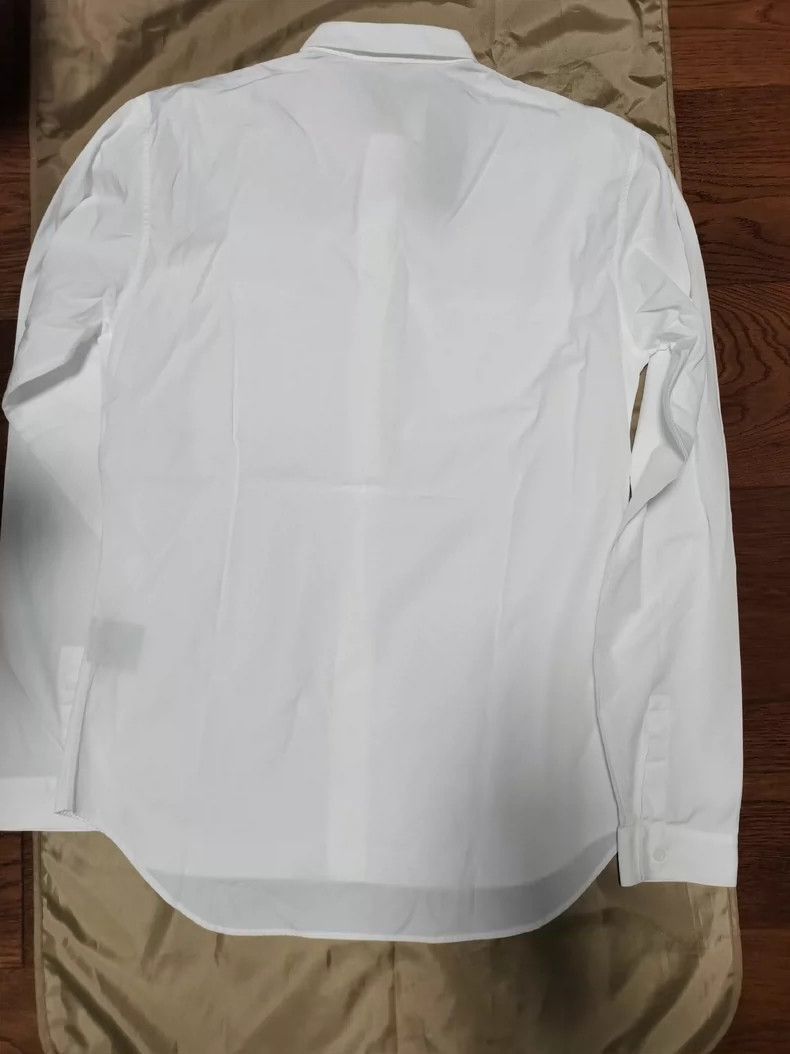 Dior Dior Homme White Long Sleeve Shirt Size US M / EU 48-50 / 2 - 2 Thumbnail