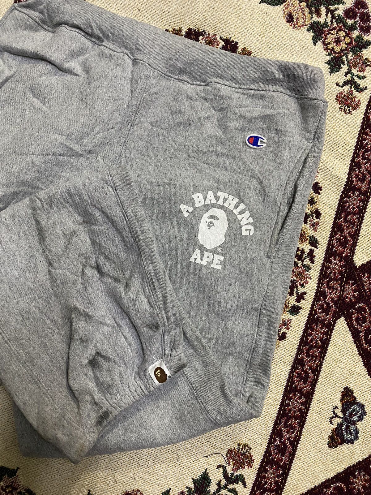 Bape x champion pants shop