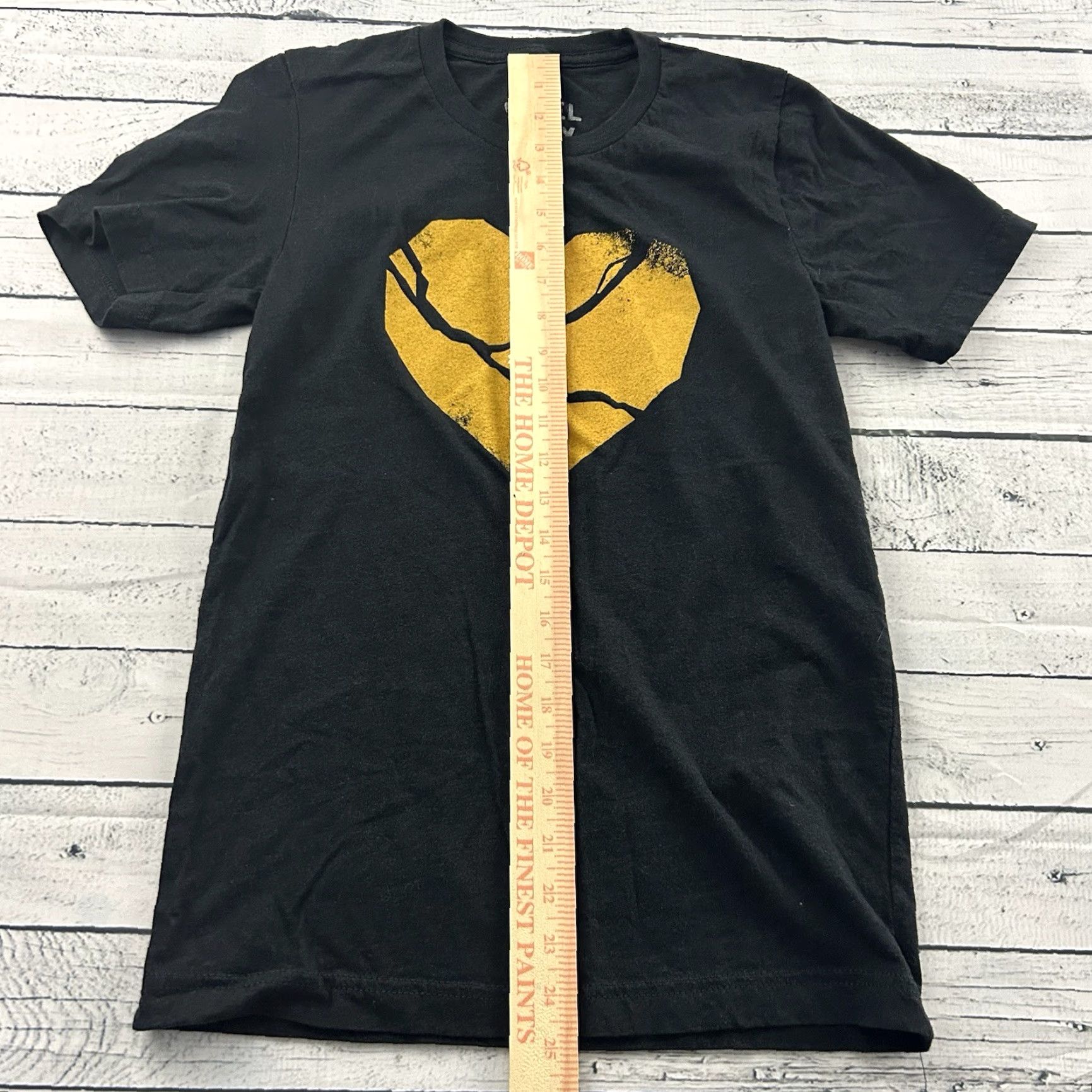 Vintage Steel City Heart T-Shirt Men’s Small Black Short Sleeve Shirt Mens Small Black City Size US S / EU 44-46 / 1 - 3 Thumbnail
