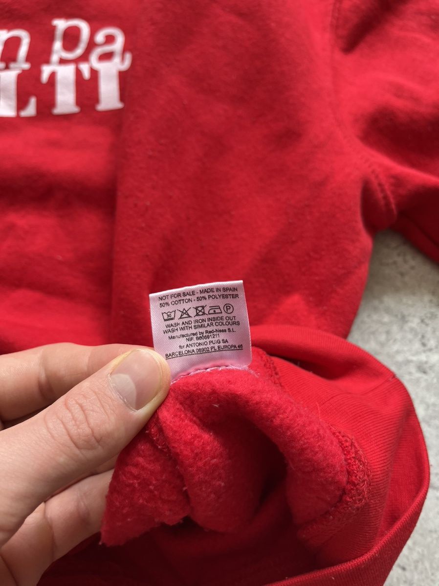 Jean Paul Gaultier × Vintage Rare Jean Paul Gaultier Spellout Logo Christmas Sweatshirt Size US S / EU 44-46 / 1 - 8 Thumbnail