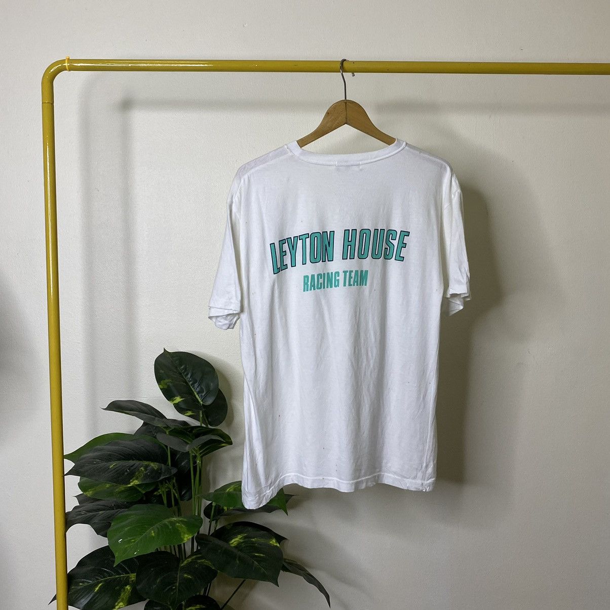 Japanese Brand × Vintage Vintage 1990s Leyton House Racing Team Tee Size US M / EU 48-50 / 2 - 1 Thumbnail
