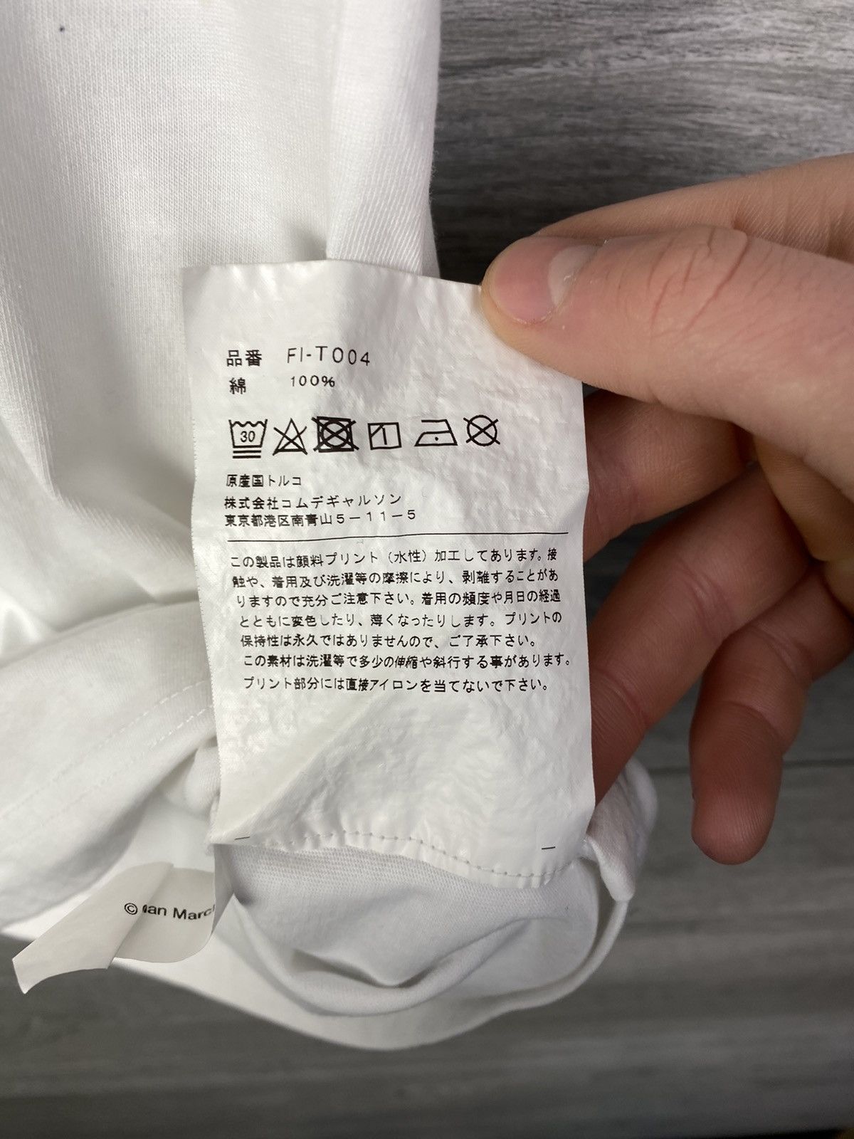Comme des Garcons SHIRT Come Des Garcons SHIRT Splaf T Shirt Tee Size US XL / EU 56 / 4 - 10 Thumbnail