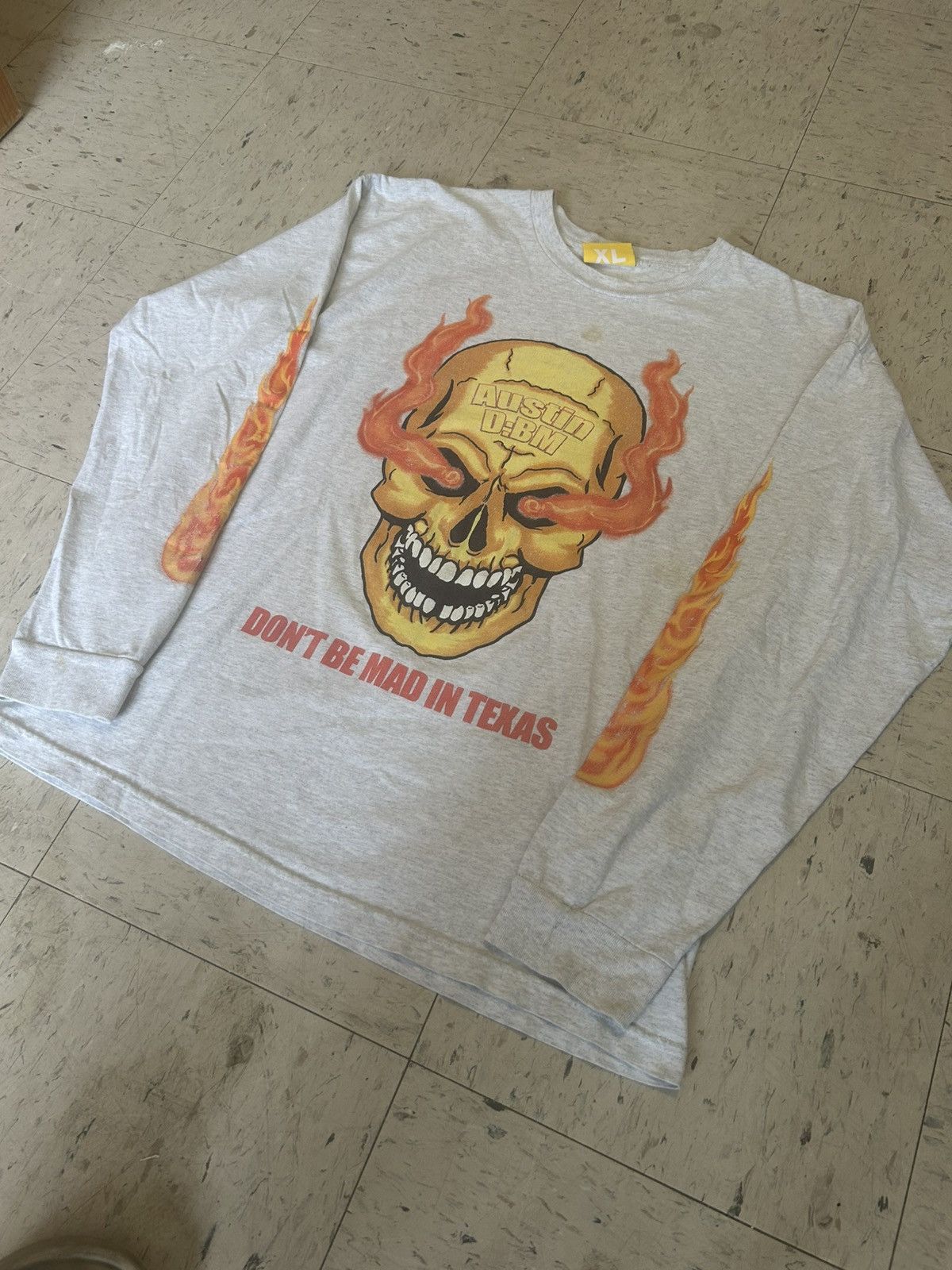 WWE GRAIL Y2K Stone Cold Steve Austin D:BM 3:16 WWE Skull Flame Size US XL / EU 56 / 4 - 4 Thumbnail