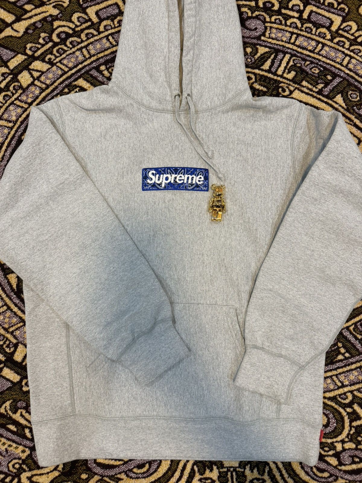 Supreme Supreme Bandana Box Logo Hoodie | Grailed
