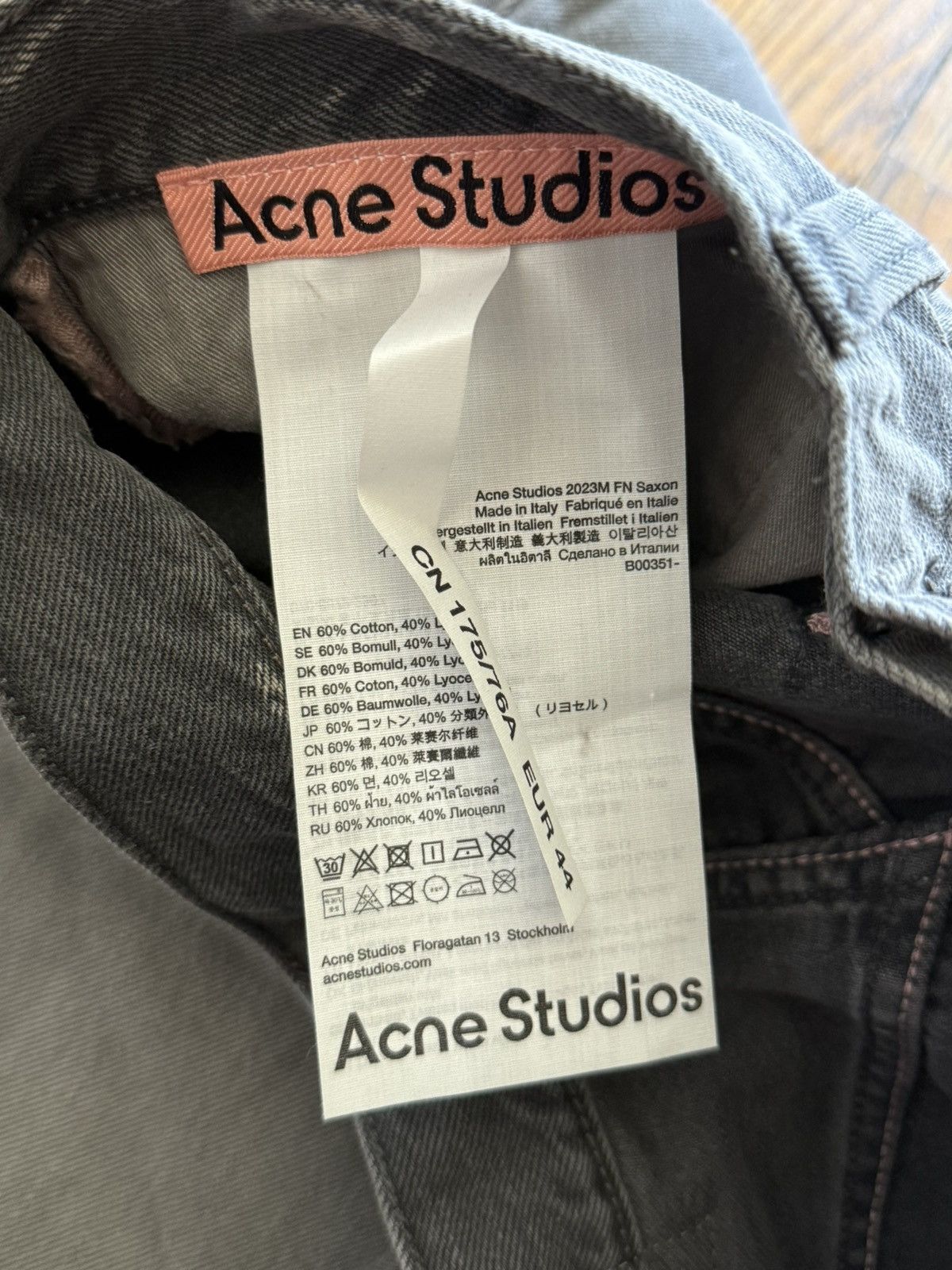 Acne Studios NWT - 2023M Saxon Size US 28 / EU 44 - 6 Thumbnail