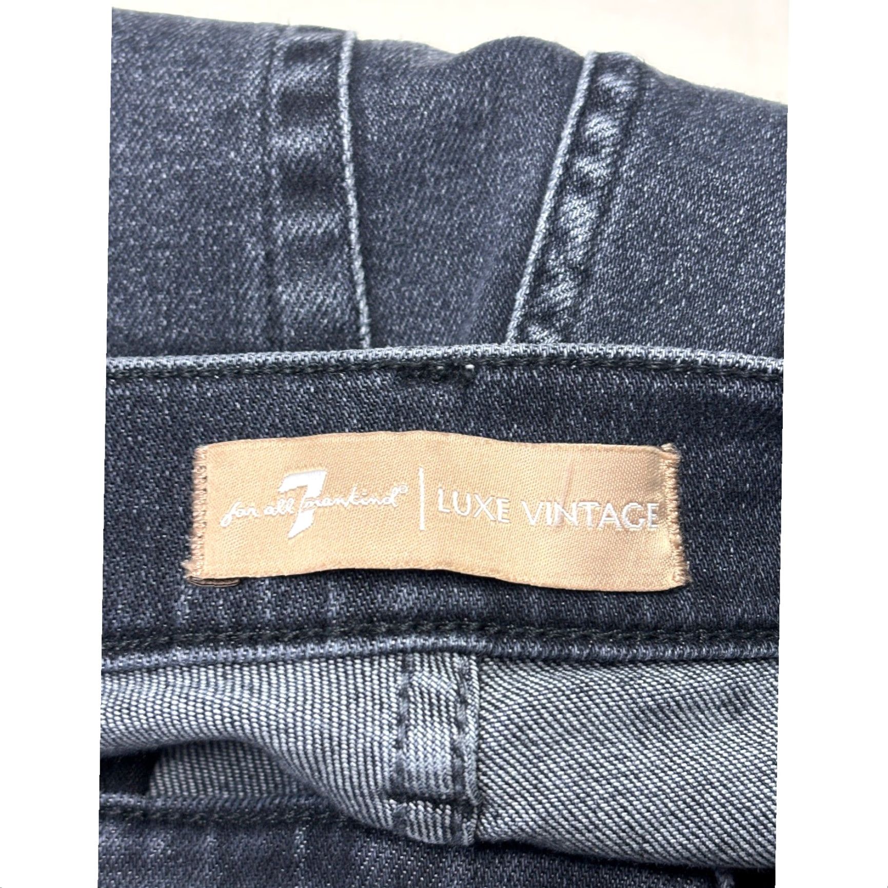 7 For All Mankind 7 For All Mankind HW Ankle Skinny Luxe Vintage Honest Jeans Black 27x26 Womens Jeans Black 7 For All Mankind Luxe Vintage Size 27" / US 4 / IT 40 - 5 Thumbnail