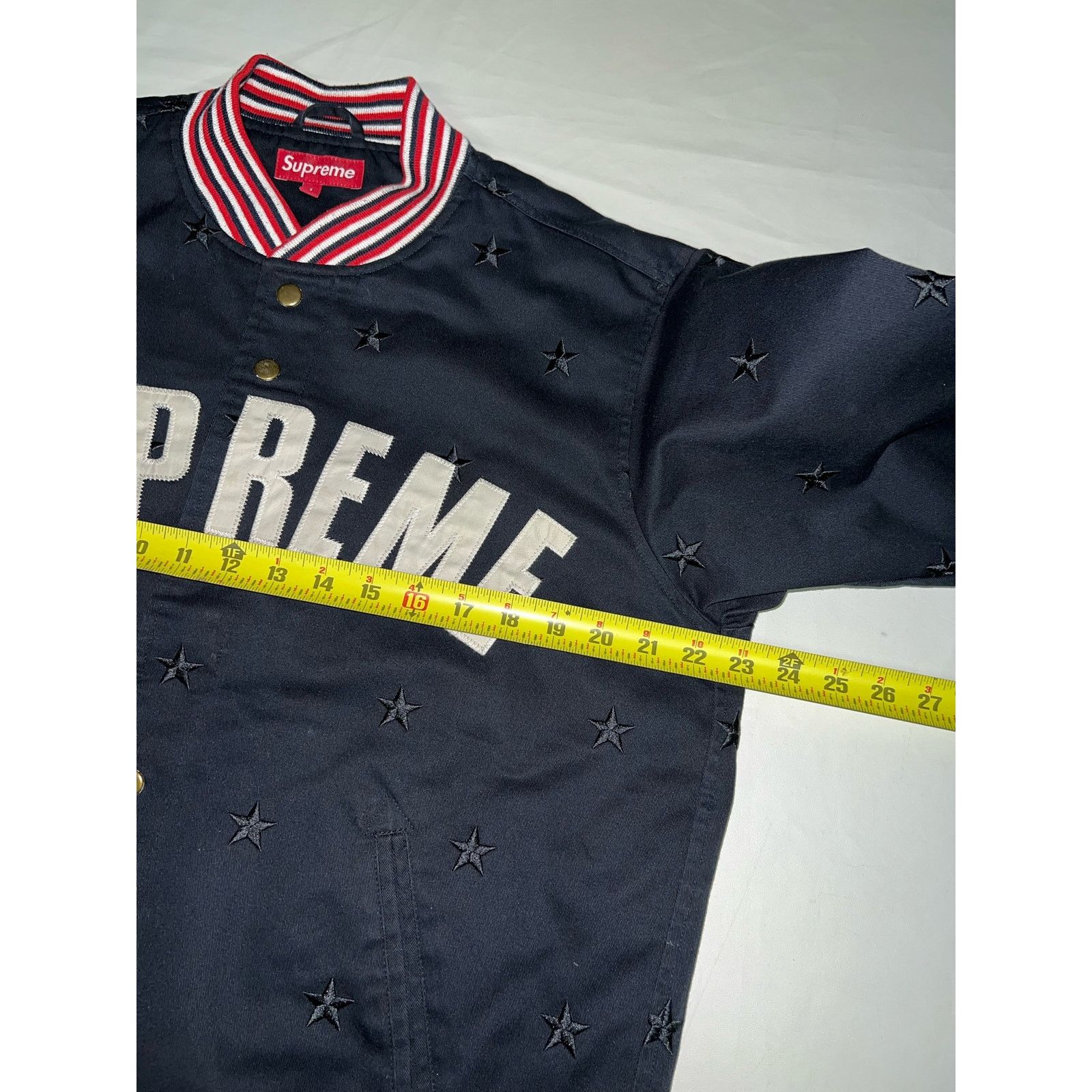 Supreme Supreme 2008 Starter Embroidered Star Arc Varsity Jacket Size US L / EU 52-54 / 3 - 9 Thumbnail