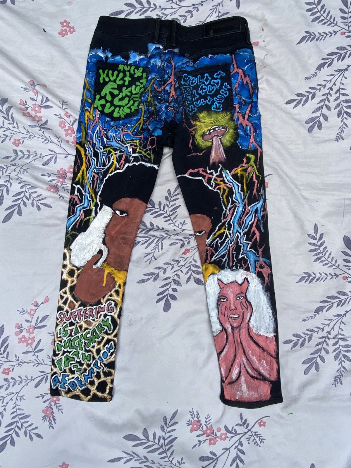 River Island CUSTOM PANTS BY KULT Size US 30 / EU 46 - 2 Thumbnail