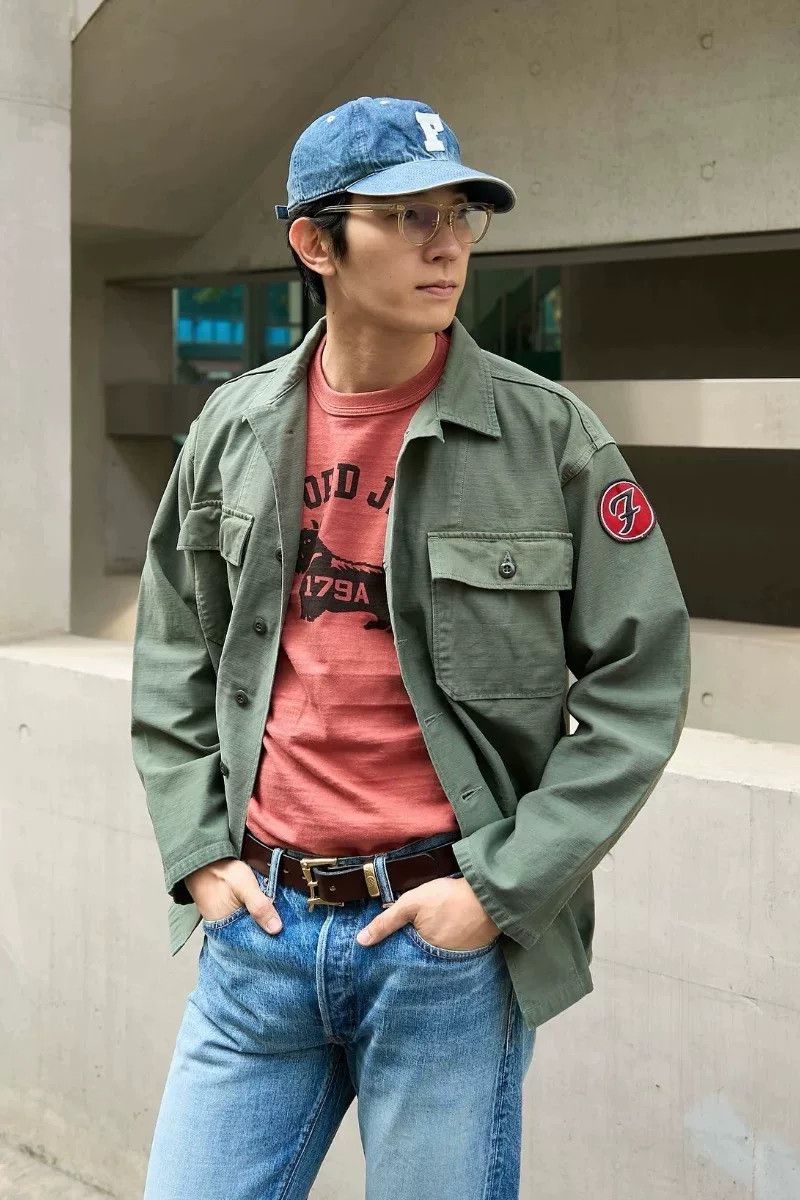 Full Count & Co. FULLCOUNT OG107 Military Vintage Jacket Size US S / EU 44-46 / 1 - 1 Thumbnail