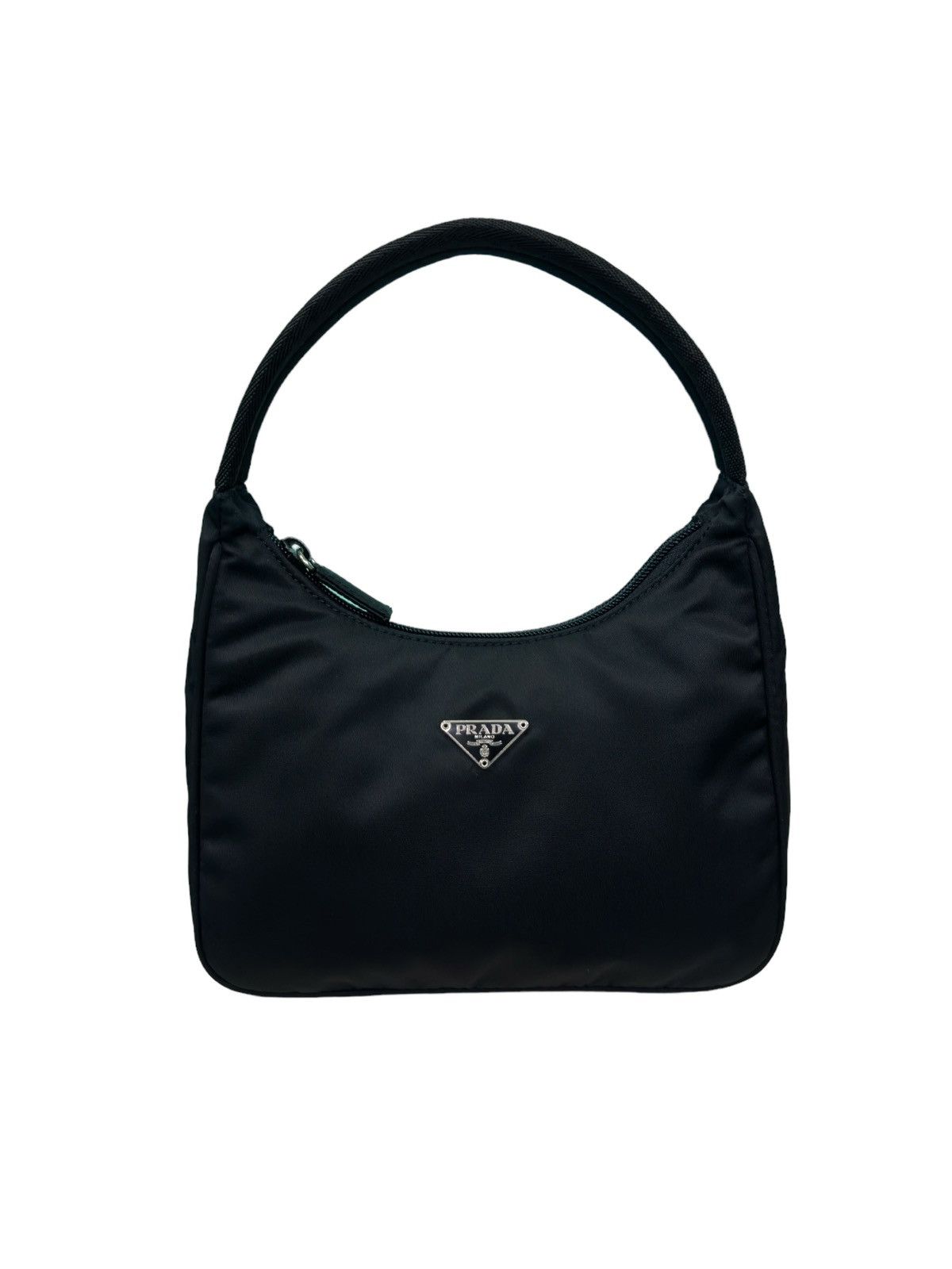 Prada AUTHENTIC PRADA BLACK NYLON HOBO BAG Size ONE SIZE - 1 Thumbnail