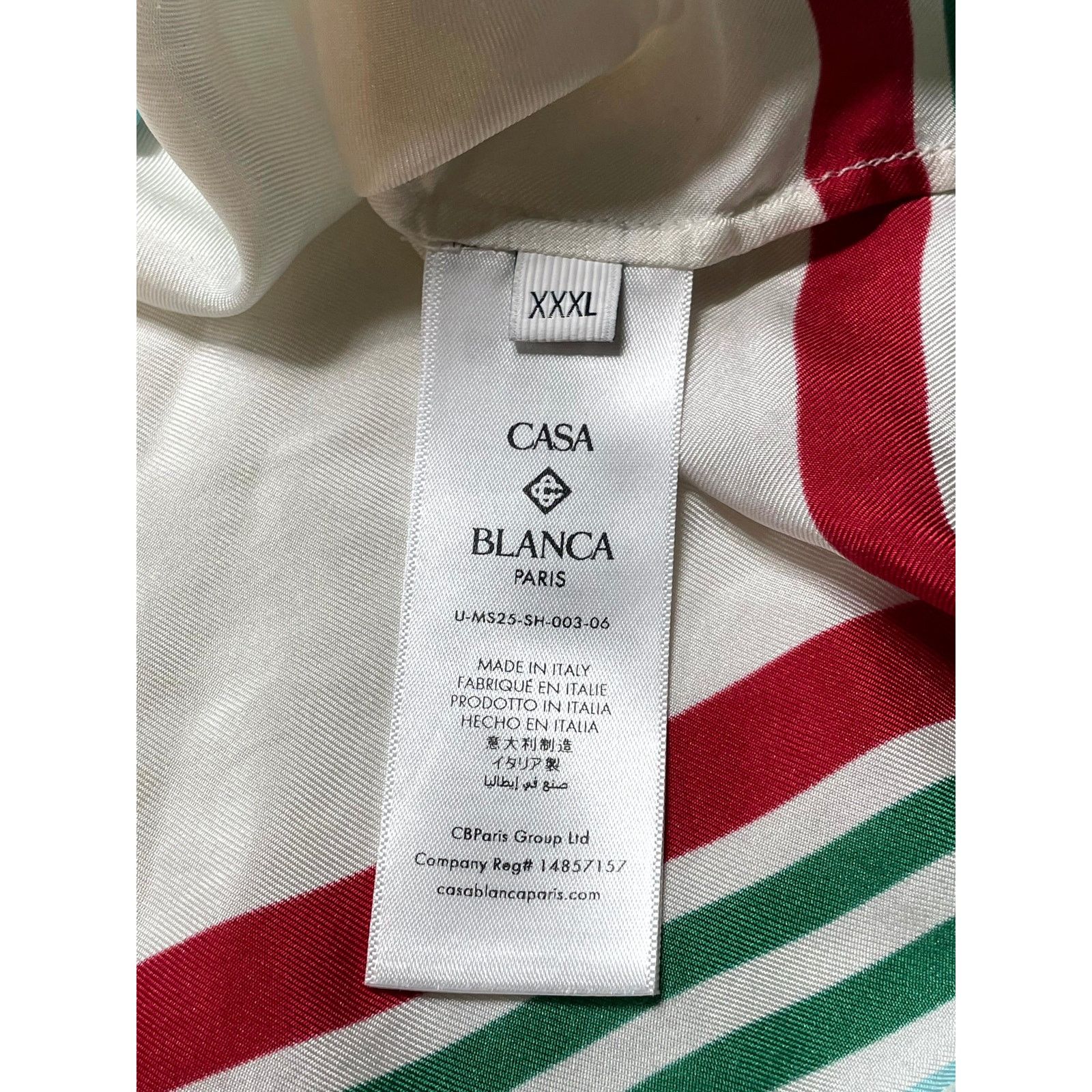 Casablanca Casablanca Casa Way 25 Vacation White & Multicolor Shirt Size US XXL / EU 58 / 5 - 4 Thumbnail