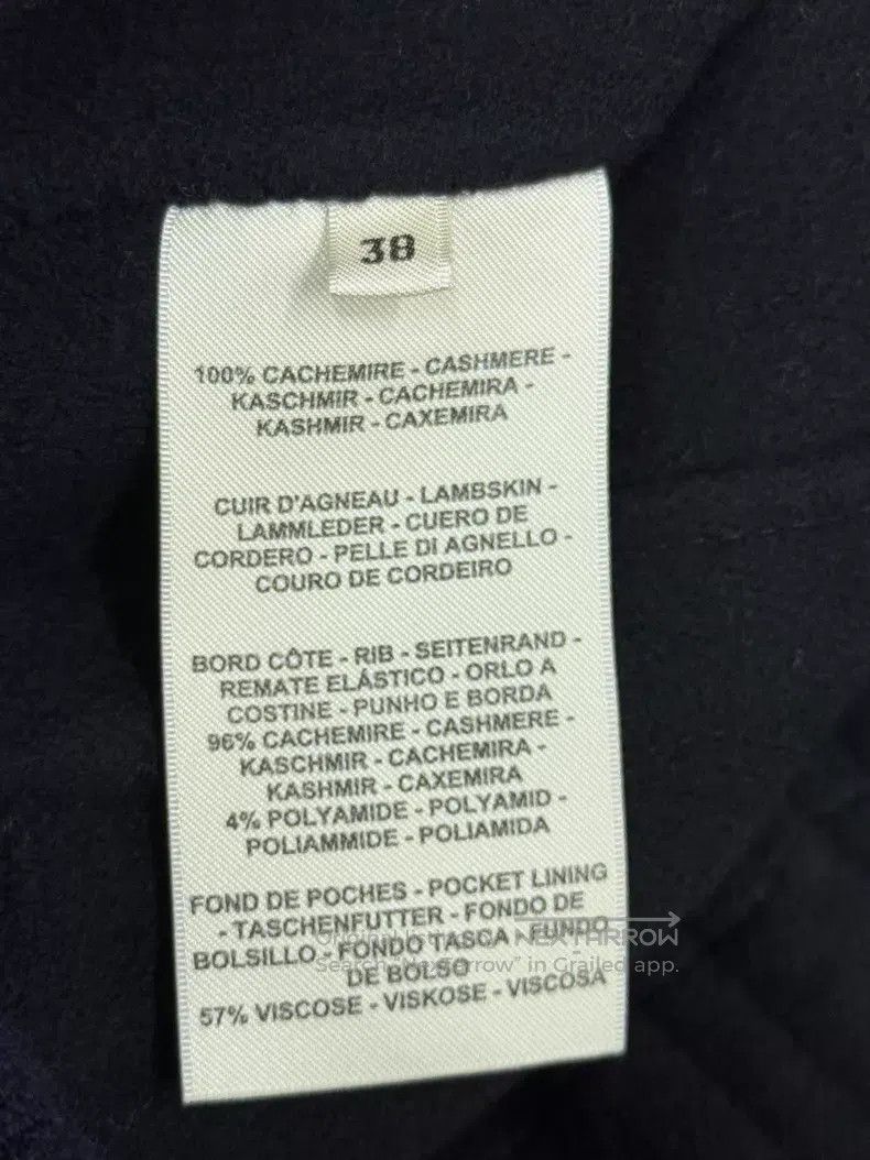 Hermes Hermes 25 Spring/Summer Navy Blue Patchwork Cashmere Jacke Size XS / US 0-2 / IT 36-38 - 5 Thumbnail