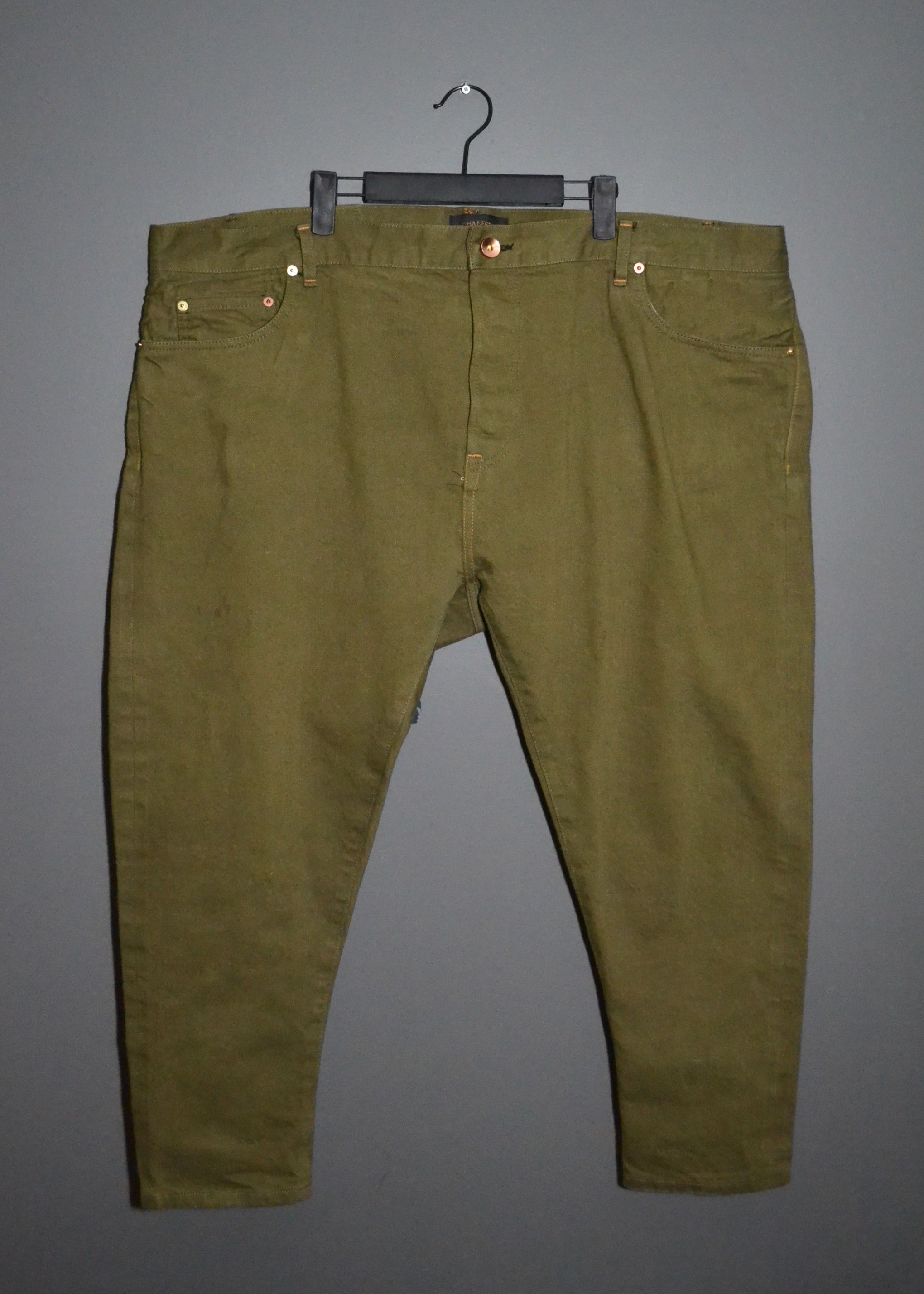 Schaeffers Garment Hotel Schaeffer's Garment Hotel Green Selvedge Jeans Bespoke 51 Size US 44 / EU 60 - 1 Thumbnail