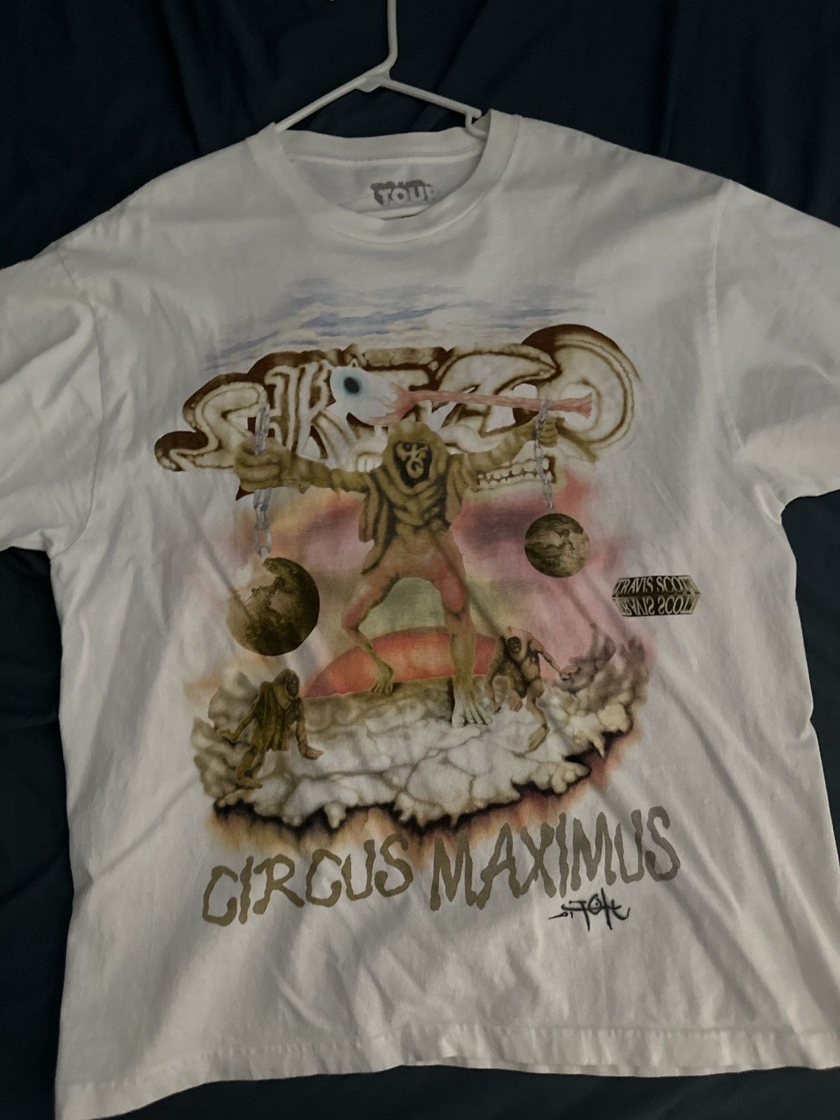 Travis Scott “Circus Maximus” Utopia TOUR TEE Size US XL / EU 56 / 4 - 2 Thumbnail