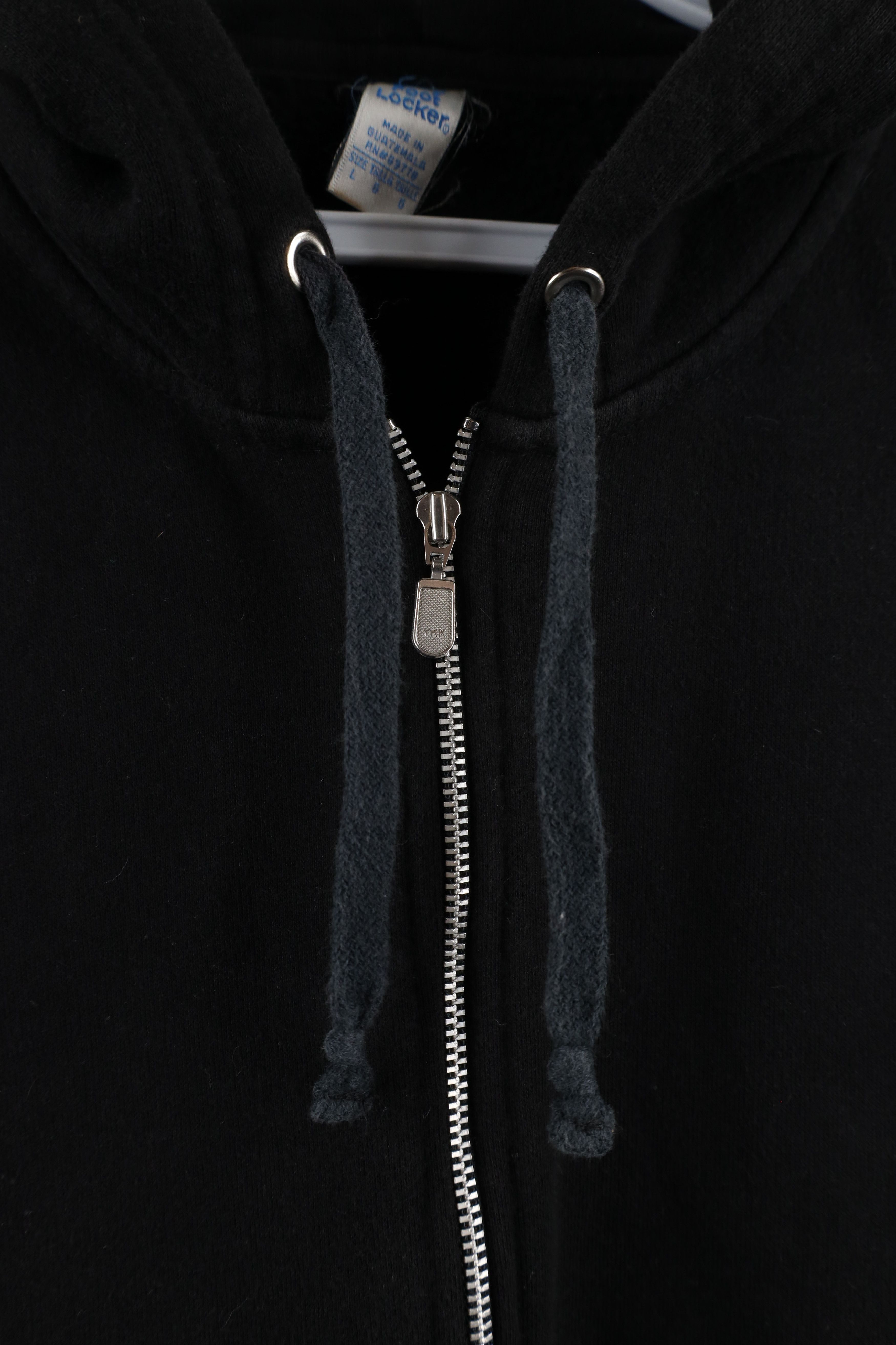 Vintage Vintage 90s Streetwear Full Zip Hoodie Sweatshirt Black Size L / US 10 / IT 46 - 4 Thumbnail