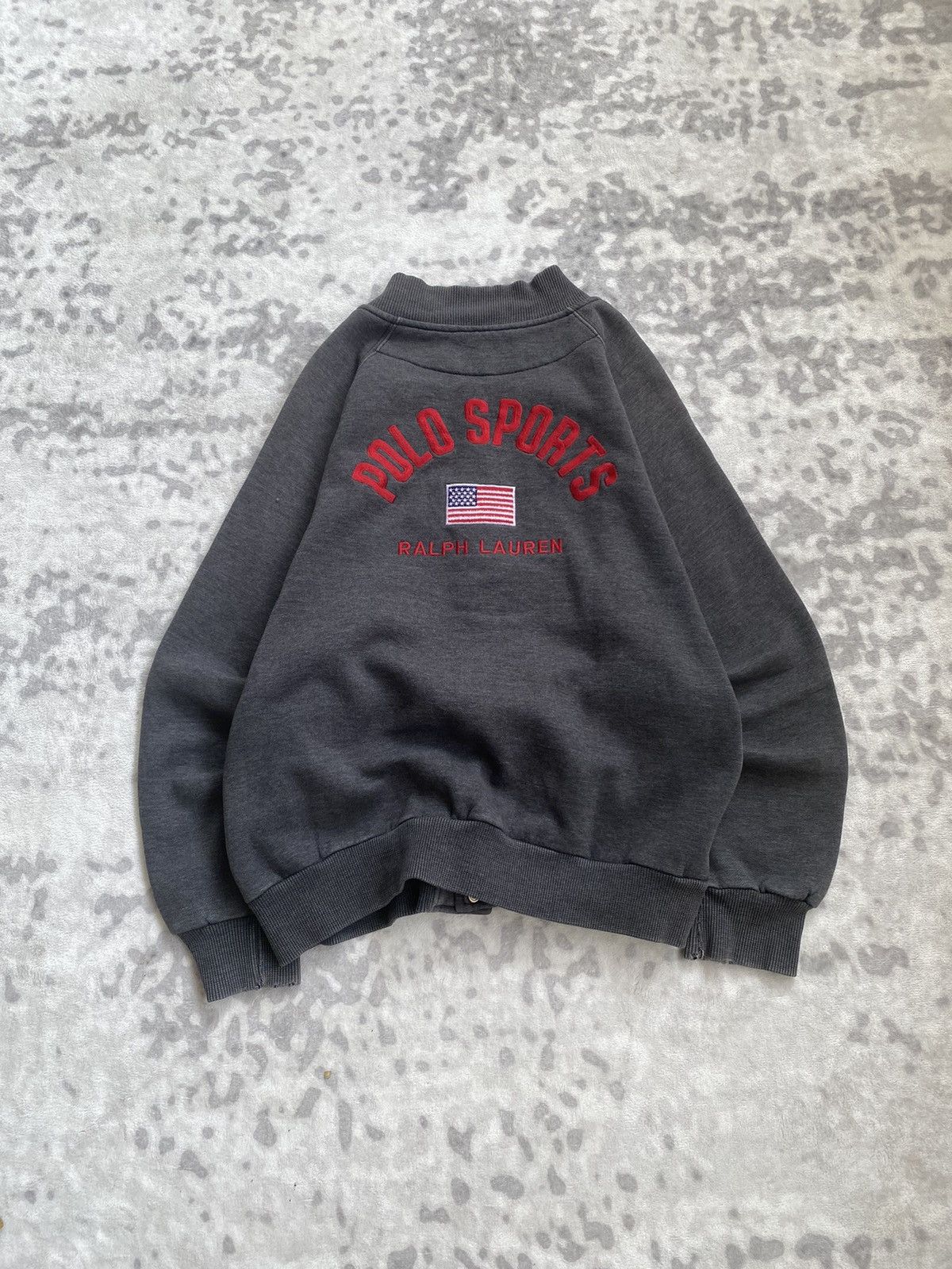 Polo Ralph Lauren 1980s POLO SPORT RALPH LAUREN VARSITY USA Size US M / EU 48-50 / 2 - 8 Thumbnail