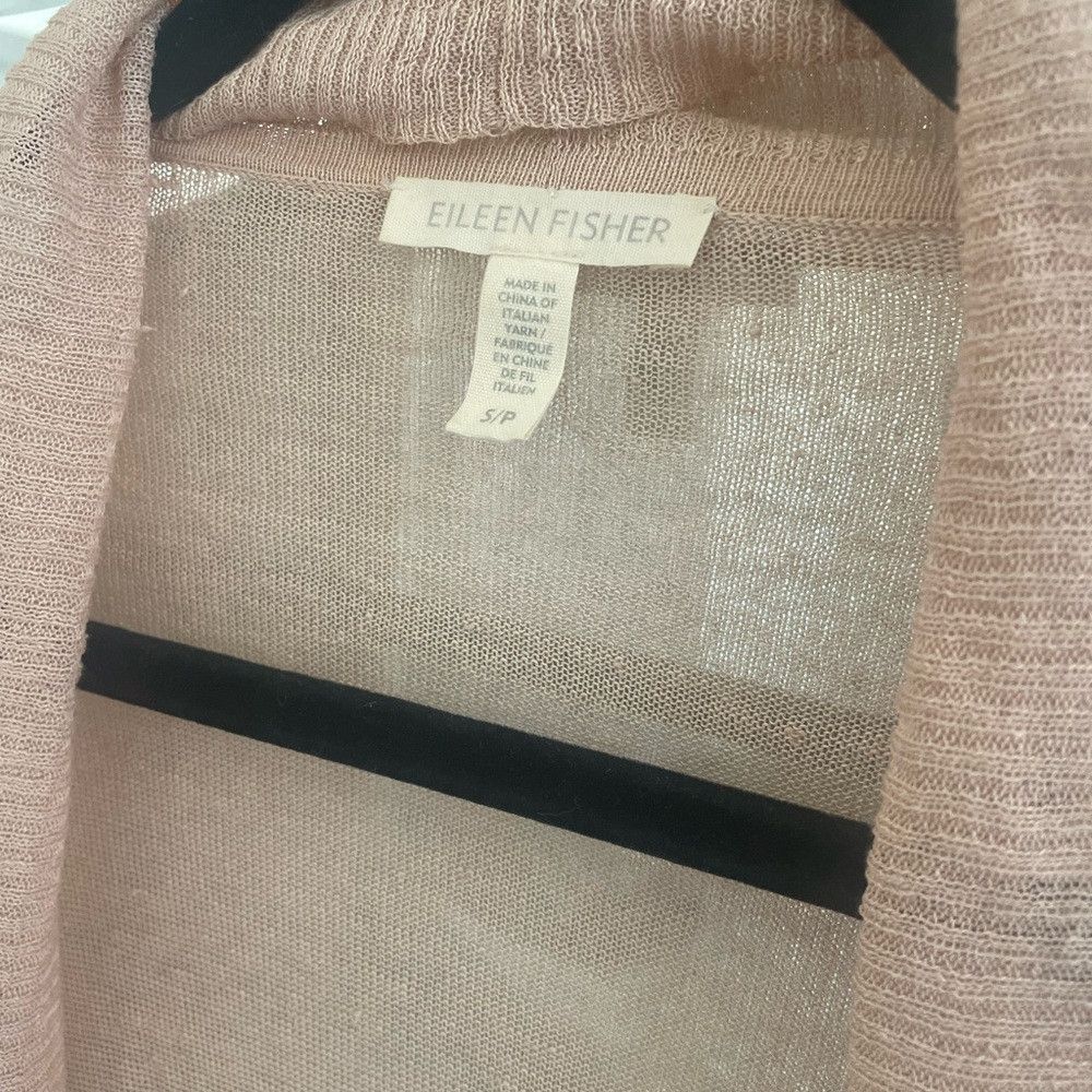 Eileen Fisher Eileen fisher long cream see through cardigan Size S / US 4 / IT 40 - 2 Thumbnail