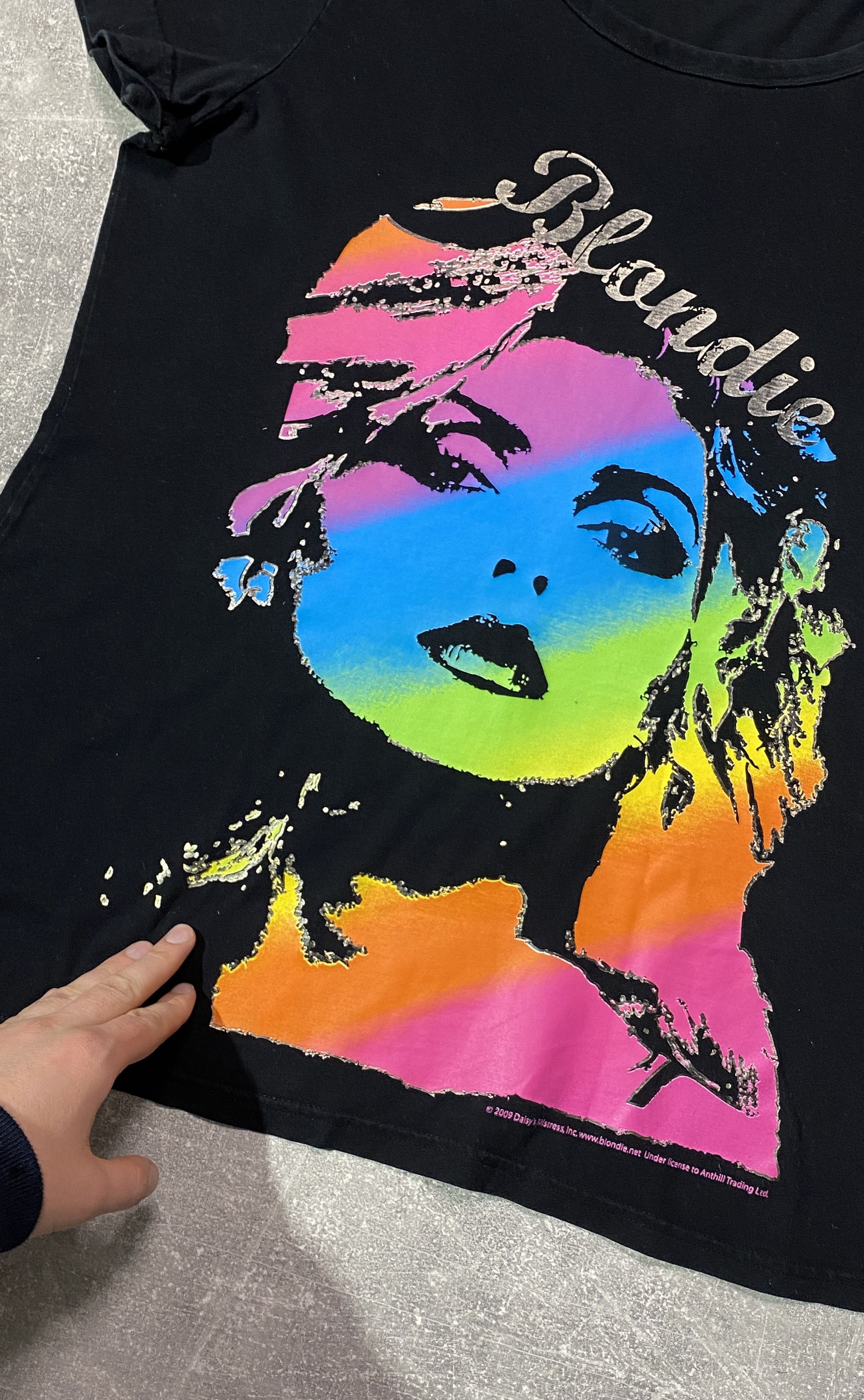 Band Tees Vintage 00s BLONDIE T-shirt Size US M / EU 48-50 / 2 - 2 Thumbnail