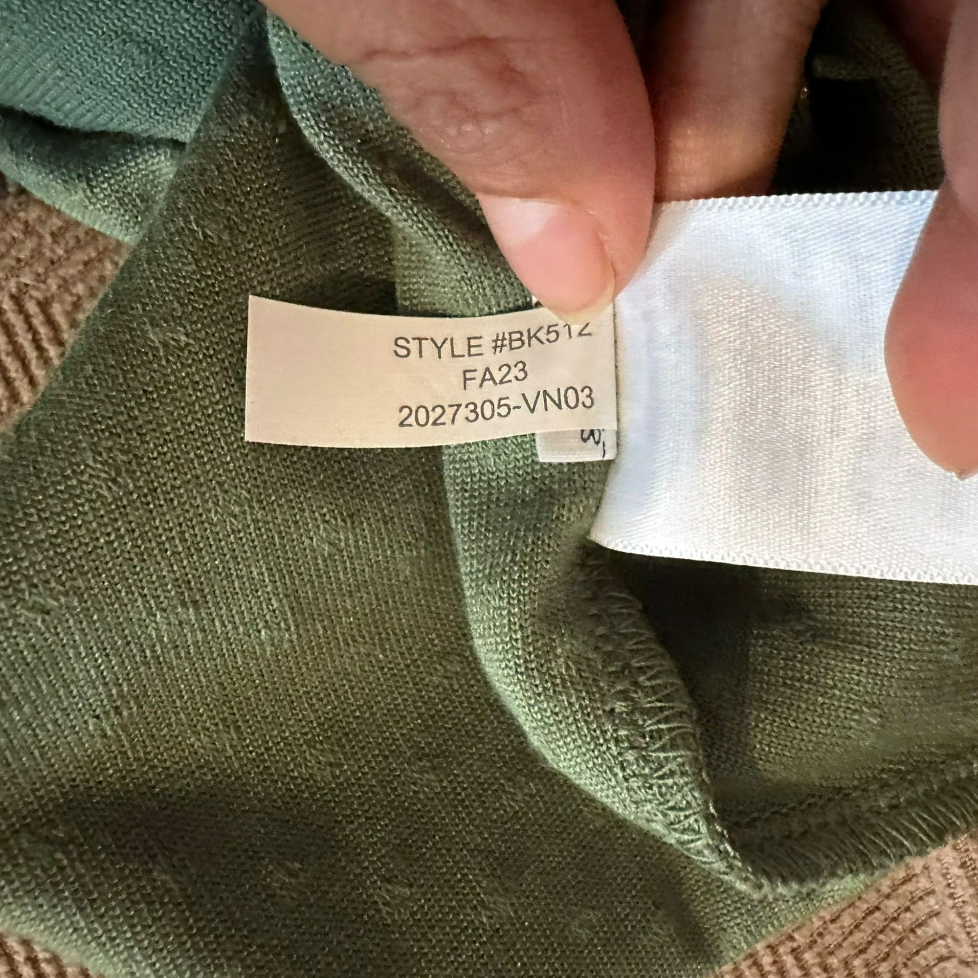 J.Crew ✨J.Crew Size M Women's Casual Green Textured Short Sleeve Dr Size M / US 6-8 / IT 42-44 - 6 Thumbnail
