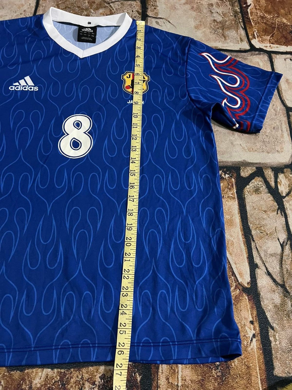 Adidas 🔥VTG ADIDAS FLAME JAPAN JERSEY FIFA WC Size US M / EU 48-50 / 2 - 6 Thumbnail