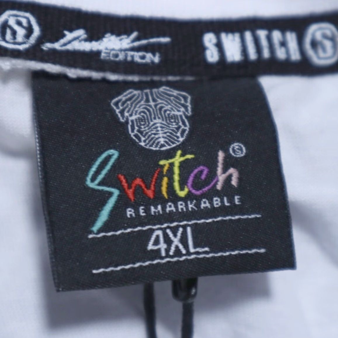 Vintage Switch Lion Limited Edition Solid T-Shirt White Men's 4XL Shirt Men 4XL White Lion Limited Edition Sweat? Size US XXL / EU 58 / 5 - 5 Thumbnail