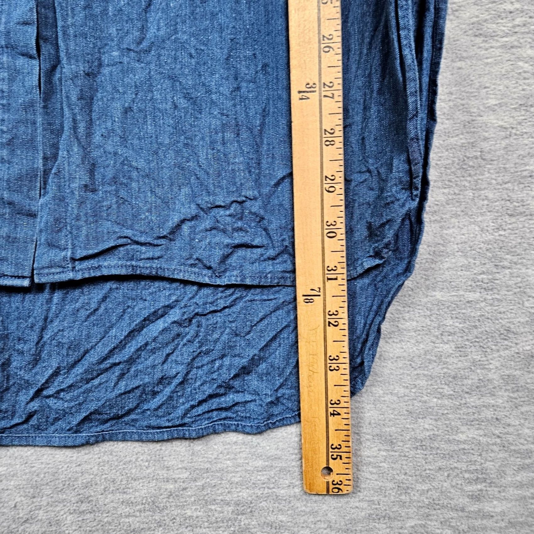 Vintage Guideboat Shirt Dress Sleeve-free M Cotton Blue Button Short Vintage: No N/A; Women’s Everyday Casual 90s Theme Not applicable Size M / US 6-8 / IT 42-44 - 6 Thumbnail