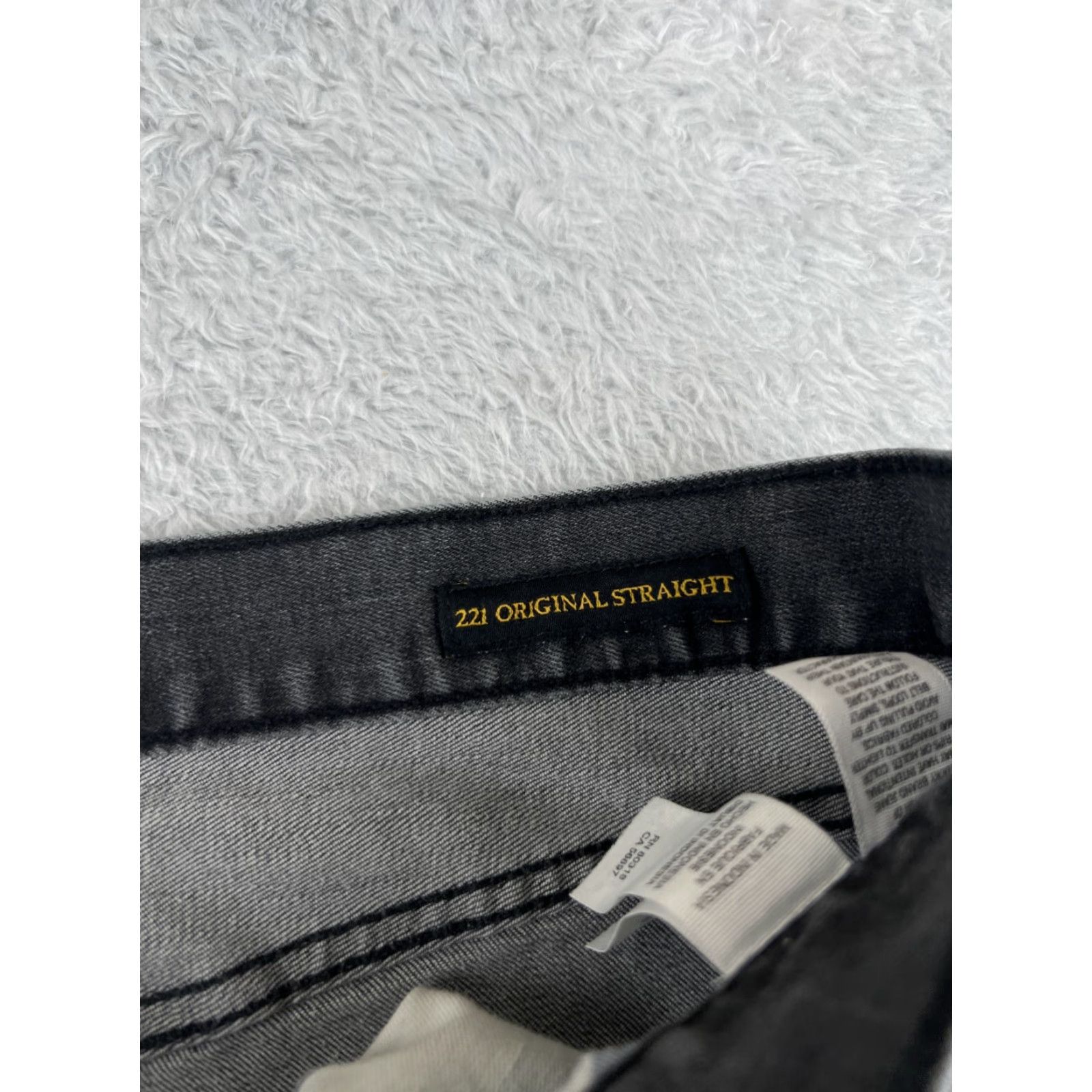 Lucky Brand Lucky Brand Jeans Mens 38 Black Denim 221 Original Straight 36x25 READ Size US 38 / EU 54 - 7 Thumbnail