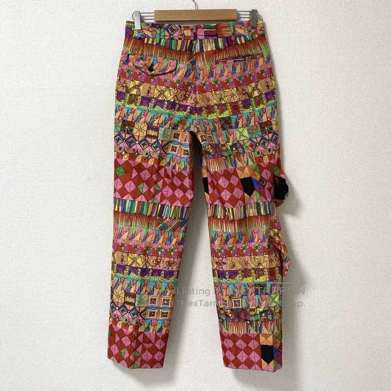 Comme des Garcons Comme des Garcons size S Navy vintage lace design trousers Size 25" / US 0 / IT 36 - 2 Thumbnail