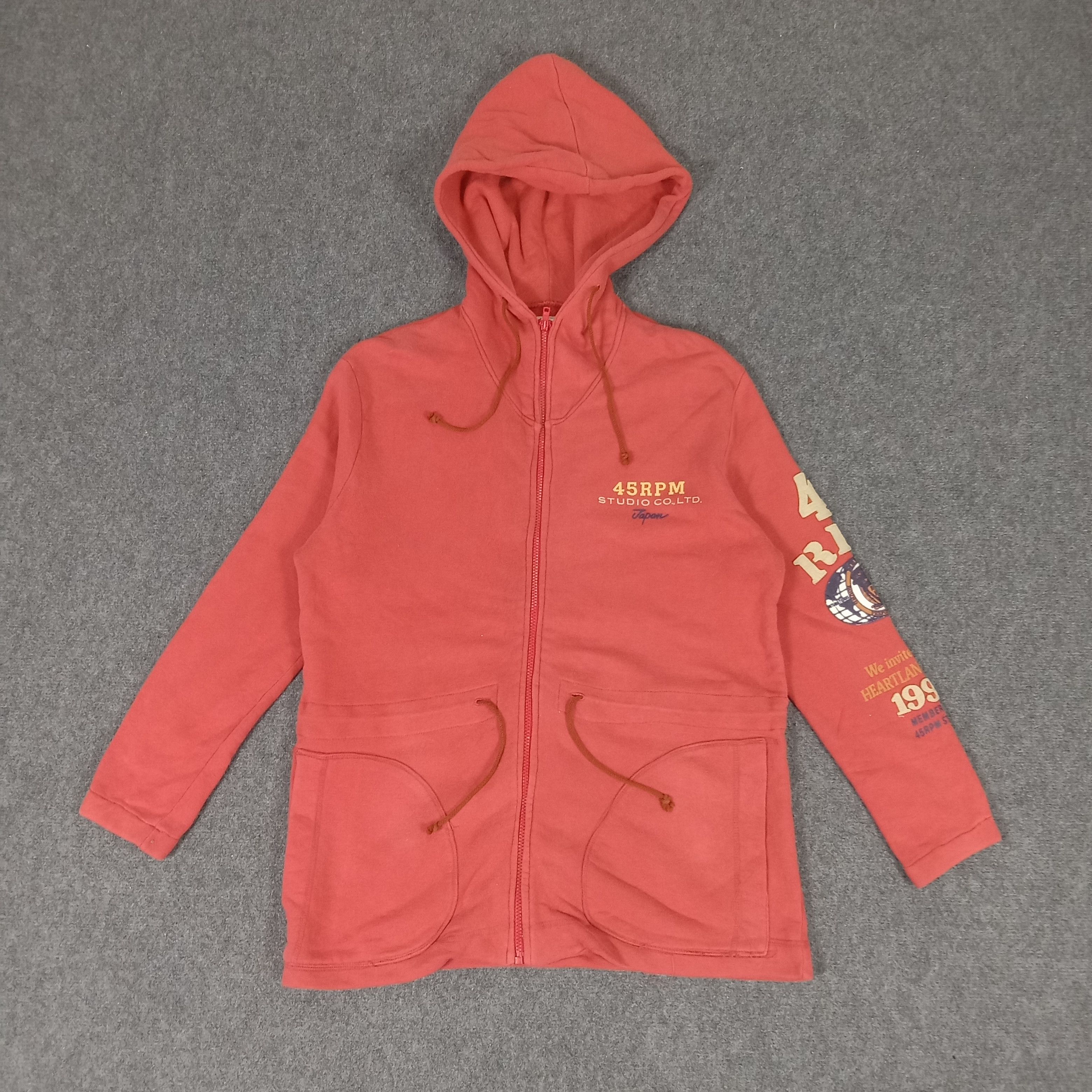 45rpm × Japanese Brand × Vintage 45rpm Japanese Brand Rare Staff Design Hoodies Size US M / EU 48-50 / 2 - 1 Thumbnail