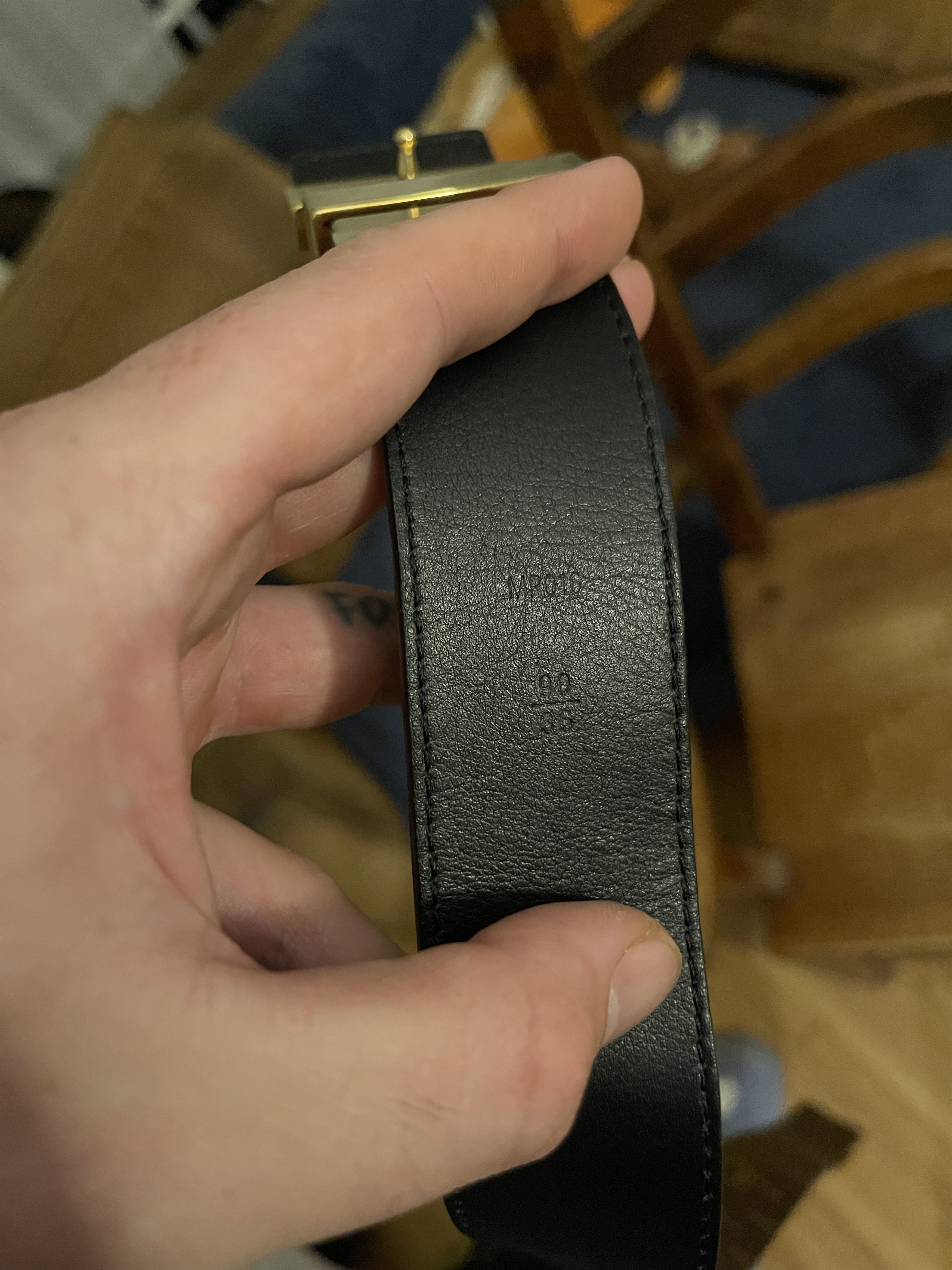 Louis Vuitton × Supreme LV Supreme Belt Size 90 Size 32 - 5 Thumbnail