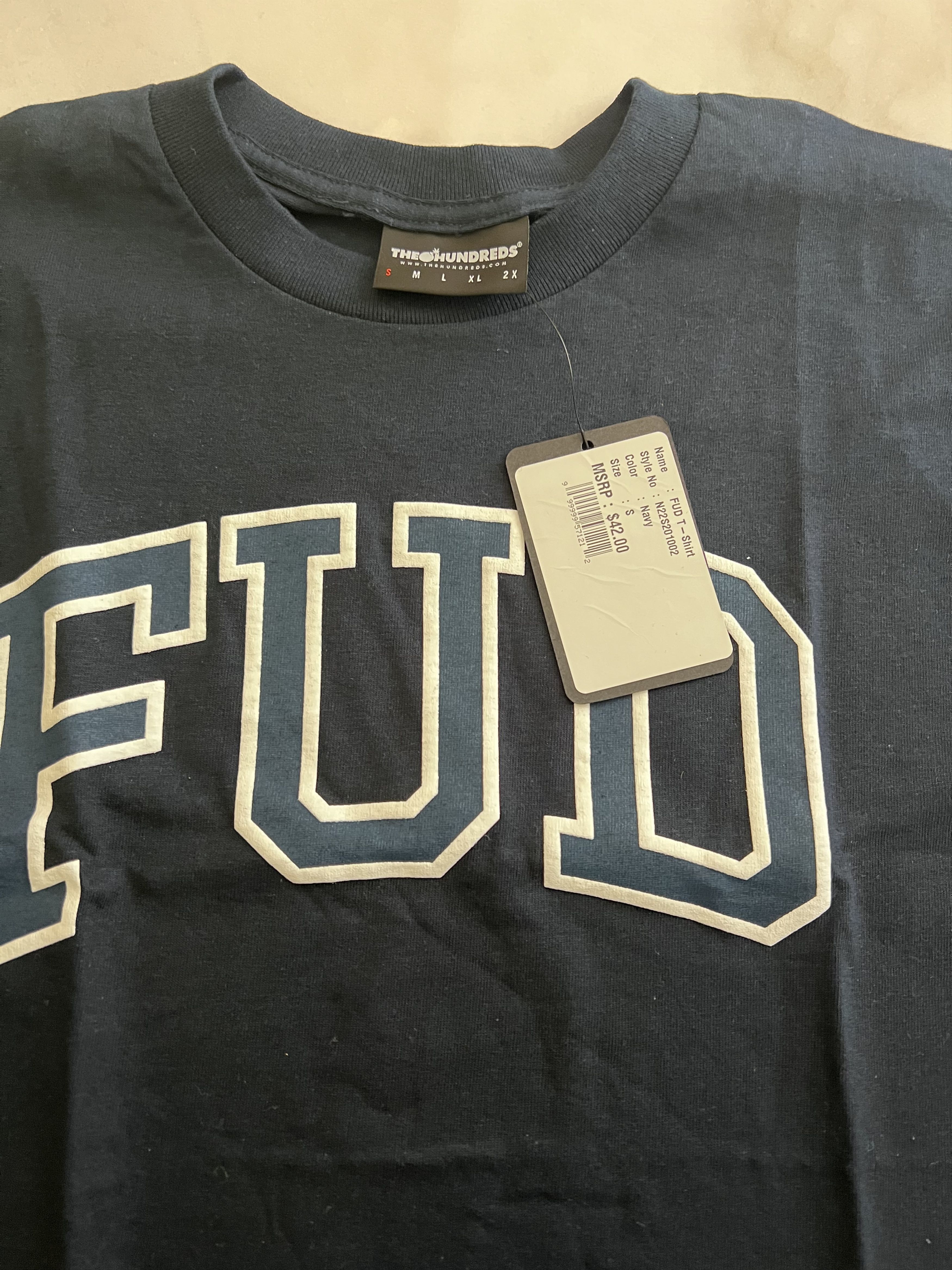 The Hundreds The Hundreds Men's FUD T-Shirt Short Sleeve - NAVY Size US S / EU 44-46 / 1 - 2 Thumbnail