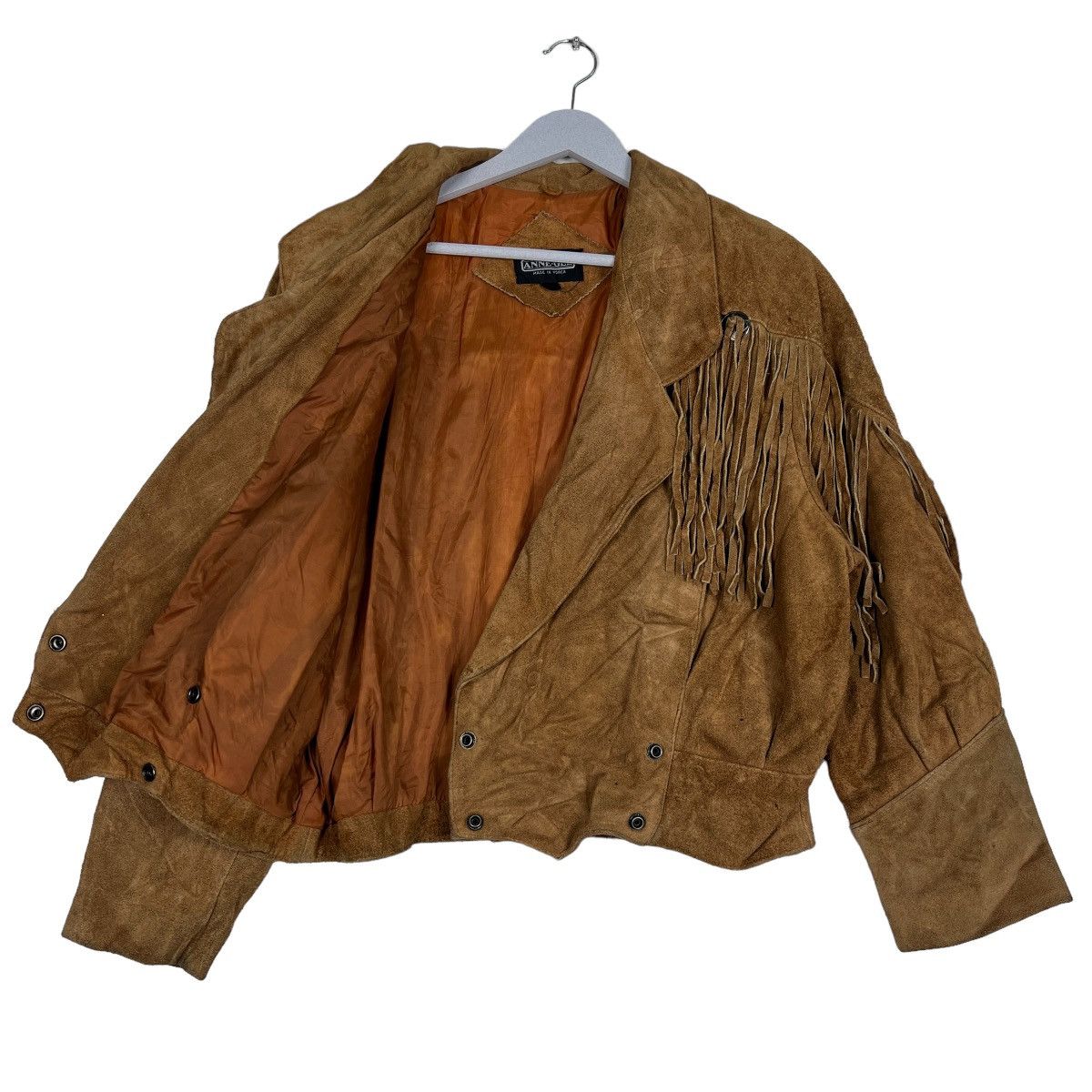 Japanese Brand 🔥 70s ANNE GEE WESTERN LEATHER JACKET Size US M / EU 48-50 / 2 - 9 Thumbnail