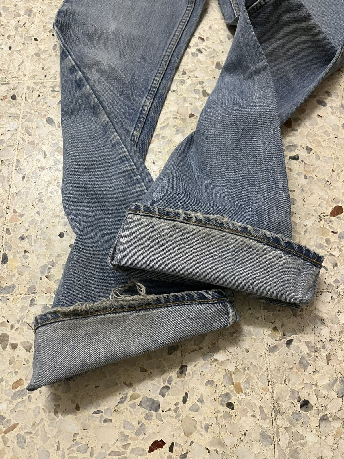 Levi's Vintage 70s levis 646 bell bottom light blue wash Size US 28 / EU 44 - 11 Thumbnail