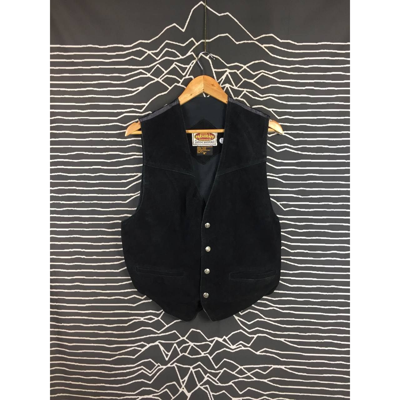 Leather Vintage Paragraff Clothing Leather Suede Snap Button Vest Size US M / EU 48-50 / 2 - 2 Thumbnail