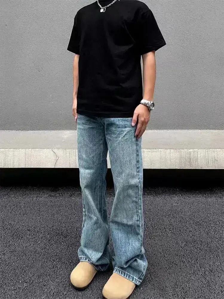 Japanese Brand High Street Micro Flare Vintage Y2K Straight Leg Jeans Size US 32 / EU 48 - 3 Thumbnail