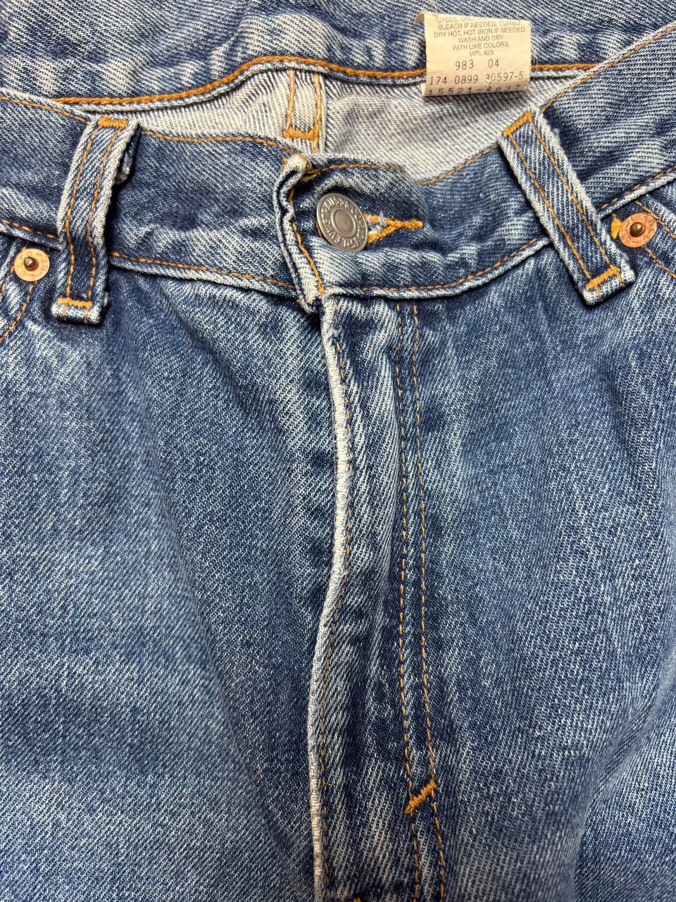 Levi's Vintage Clothing Vintage 90s Levi's 512 Slim Straight Jeans - Made in Mexico Size US 32 / EU 48 - 12 Thumbnail