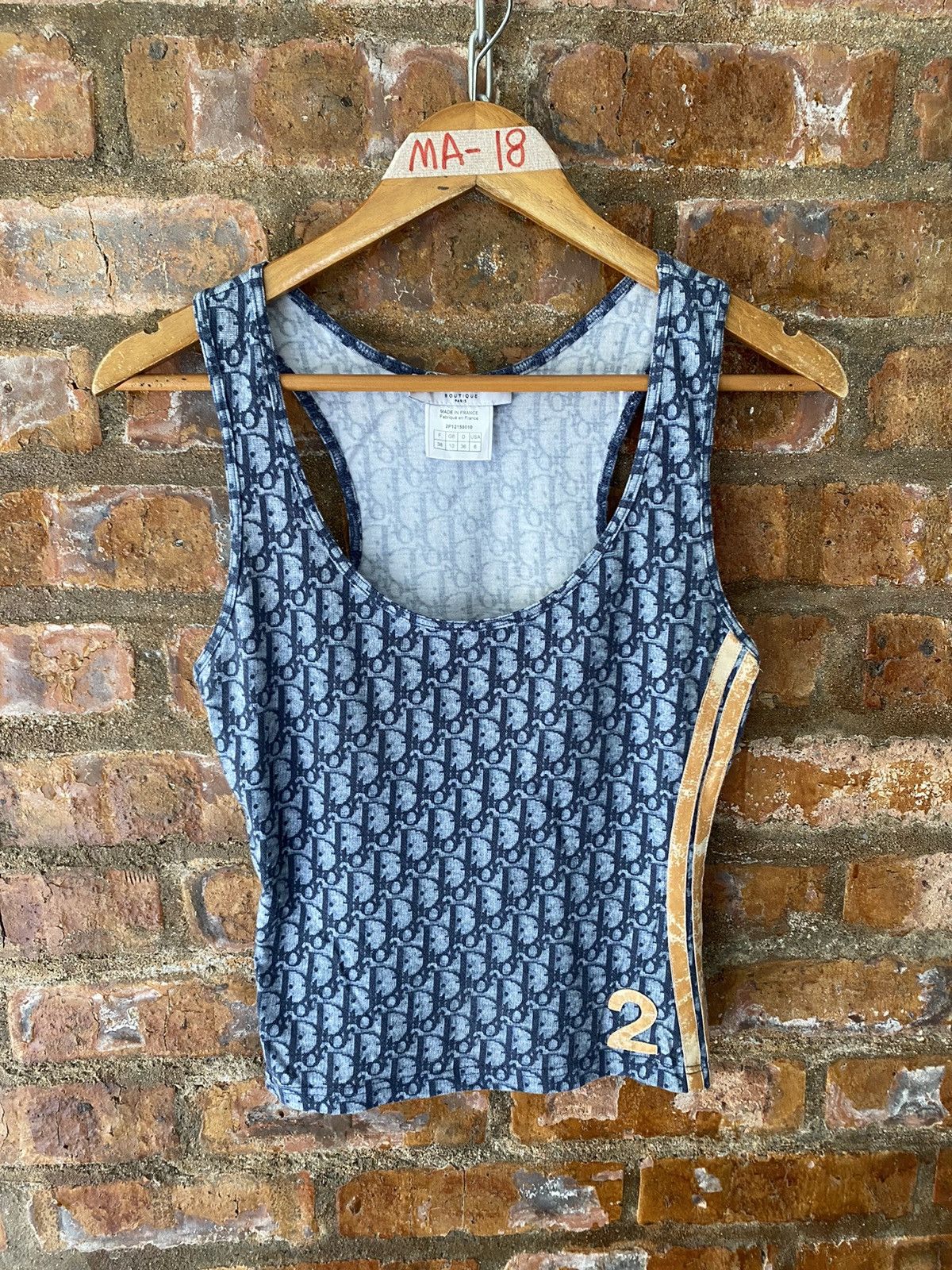 Dior Vintage Dior monogram Tank Size XS / US 0-2 / IT 36-38 - 2 Thumbnail
