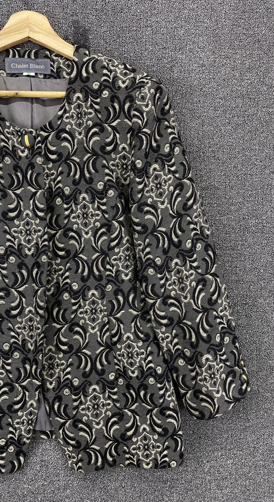 Japanese Brand Vintage Chalet Blanc Coat Cardigan Jacket Size S / US 4 / IT 40 - 4 Thumbnail